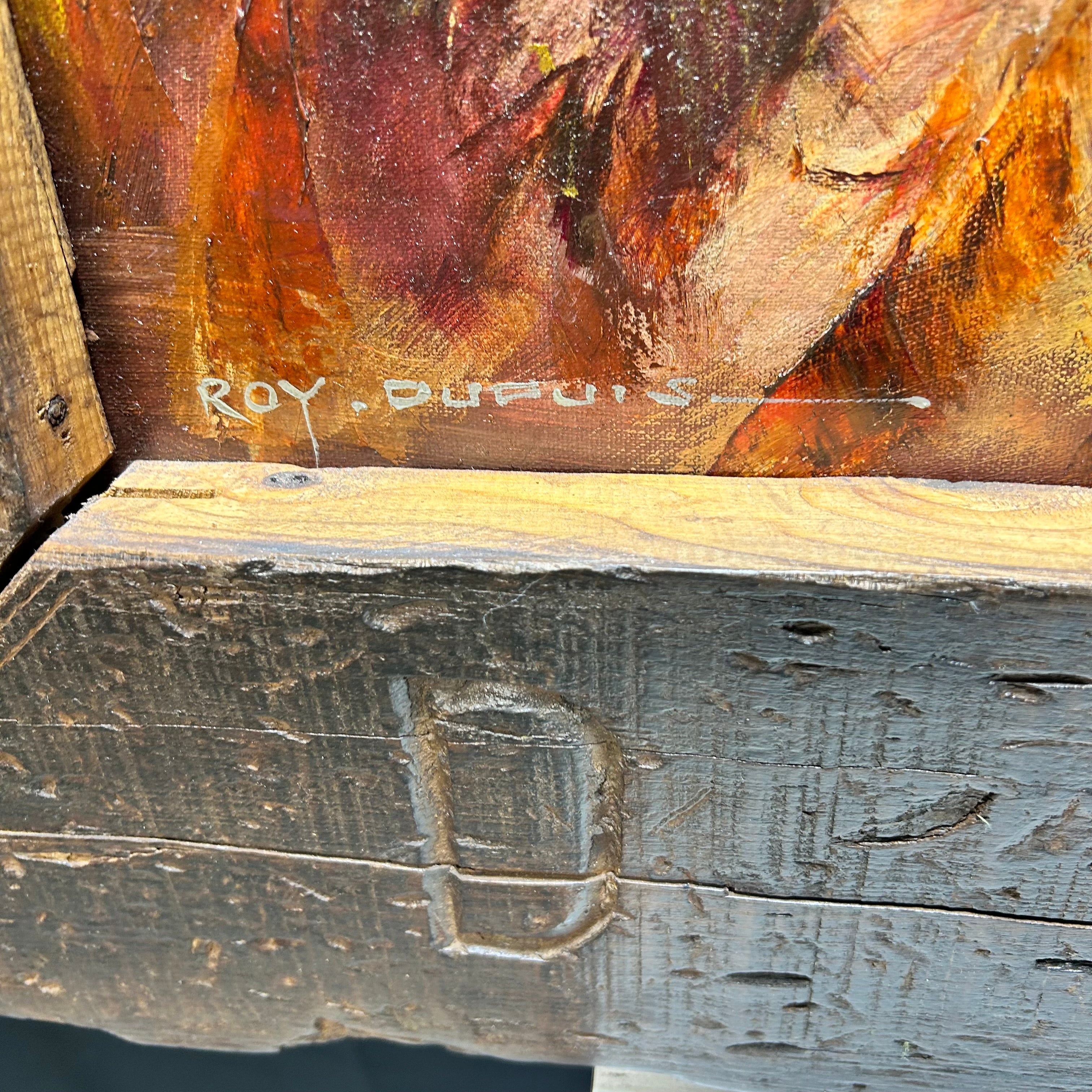 Roy Dupuis "Indian Portrait" From Royal Street Fine Art 39.5"x 50"