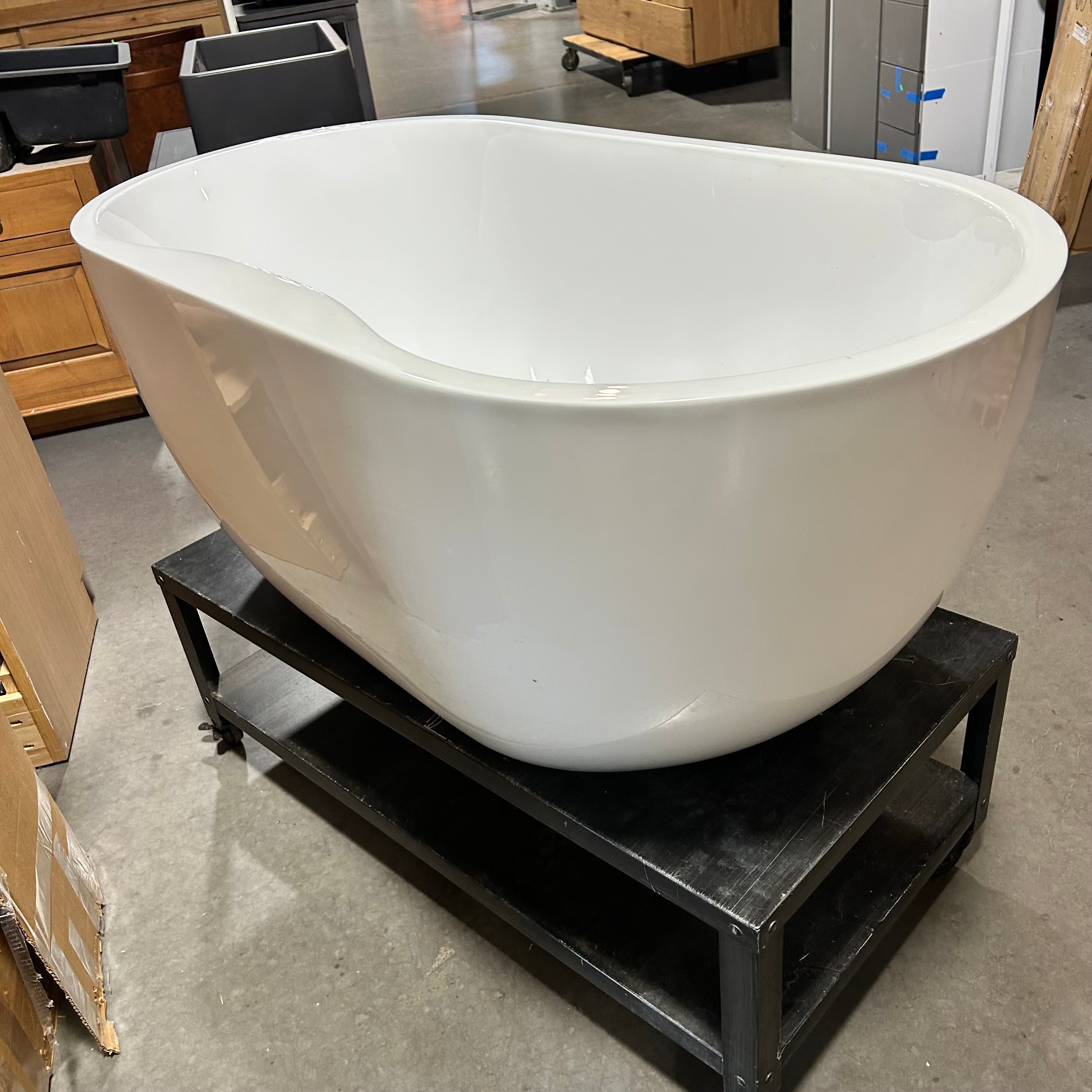 Barclay Acrylic Freestanding Tub 55"x 29"x 25"