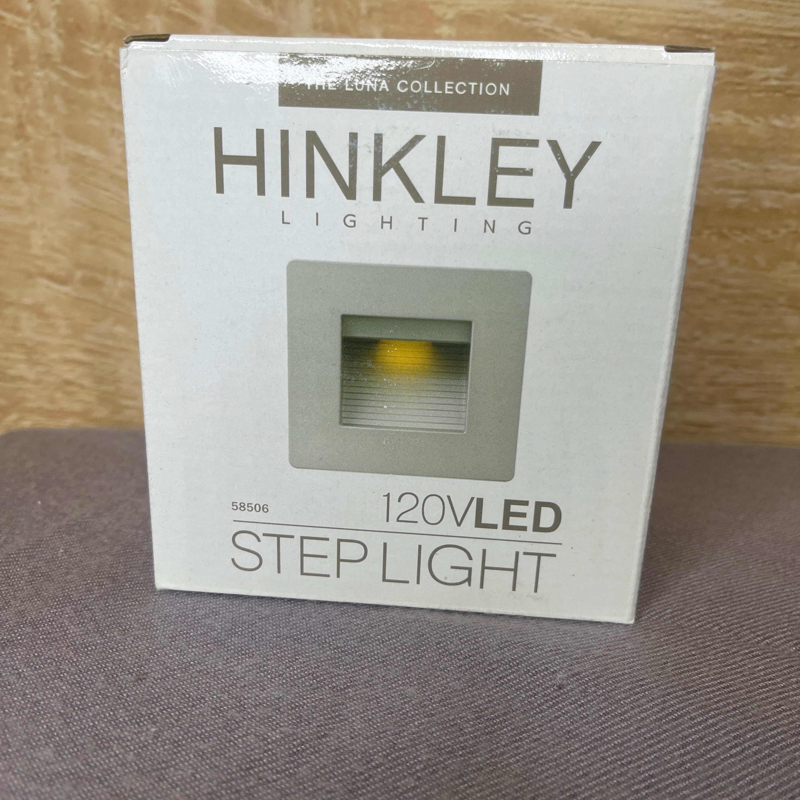 Hinkley Luna 1-Light LED Titanium Step Light 4.5"x 4.5"