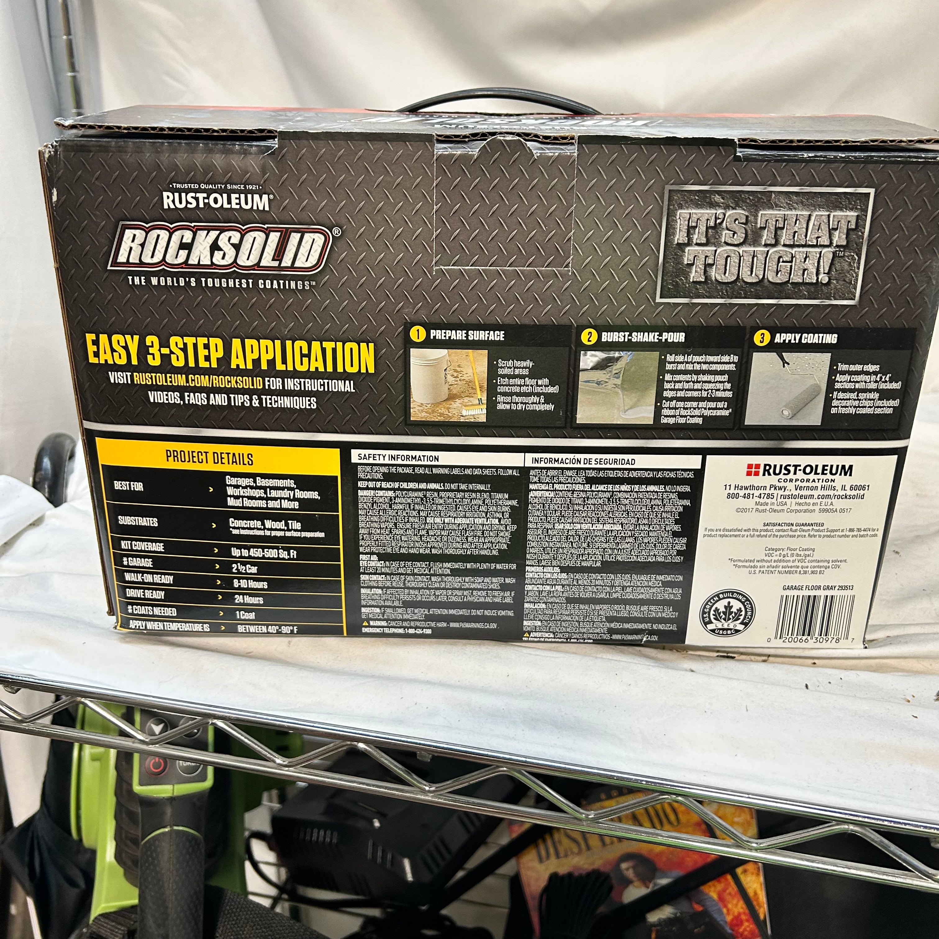 Rust-oleum Rocksolid Garage floor Kit