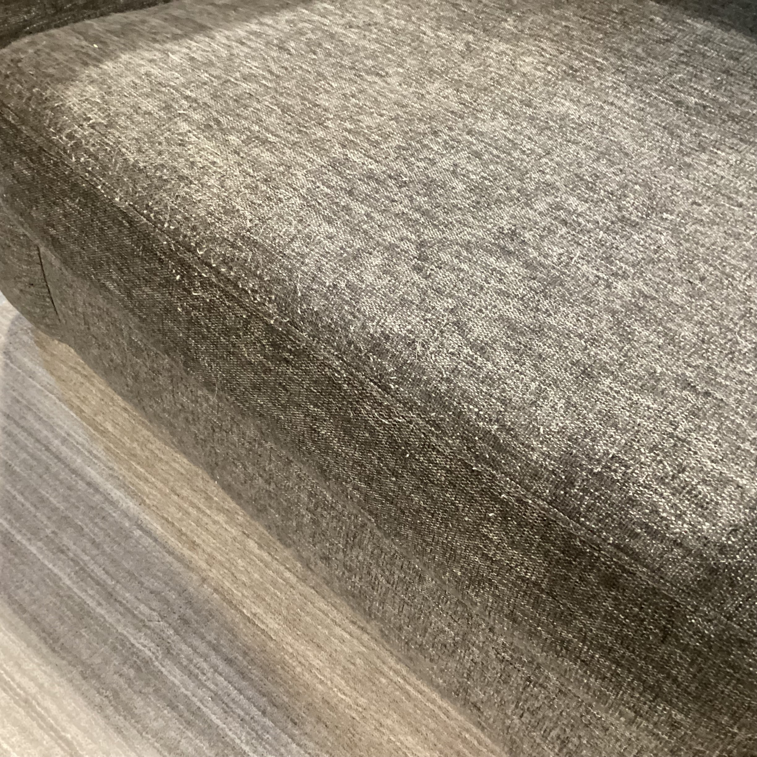 Heather Grey Woven Track Arm Oversized Chair 45"x 41"x 30"