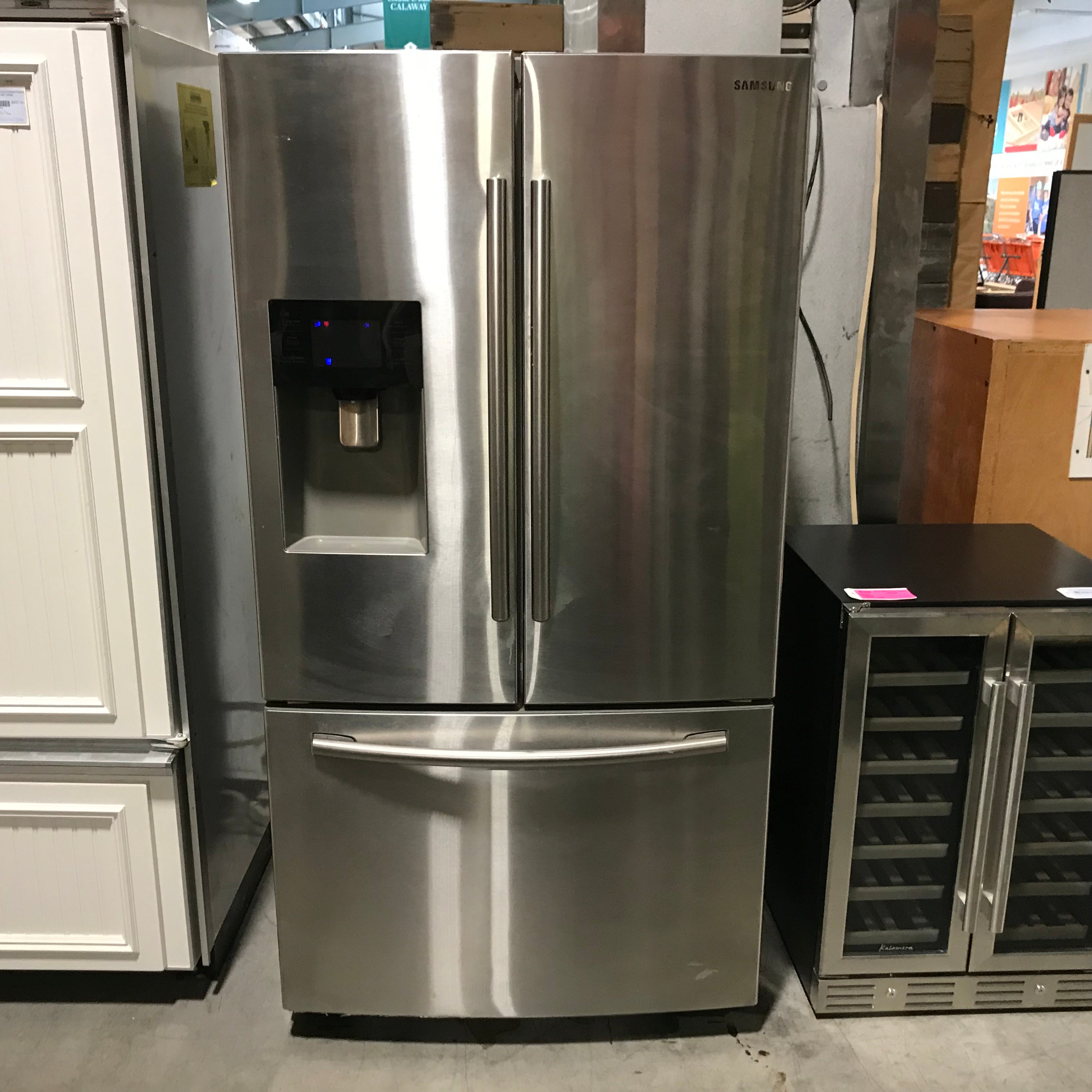 Samsung 36" Stainless Steel, French Doors, Bottom Freezer Refrigerator 36"x 32"x 70"