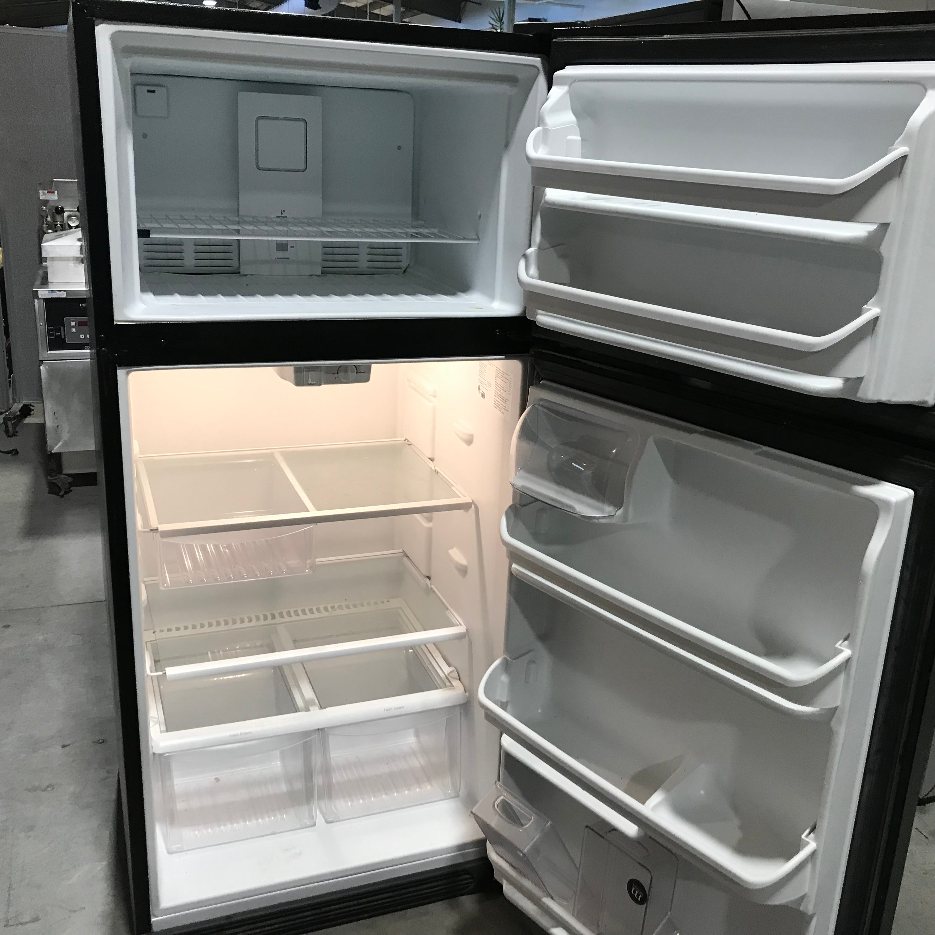 Frigidaire Black Standard Refrigerator 30"x 30"x 66"