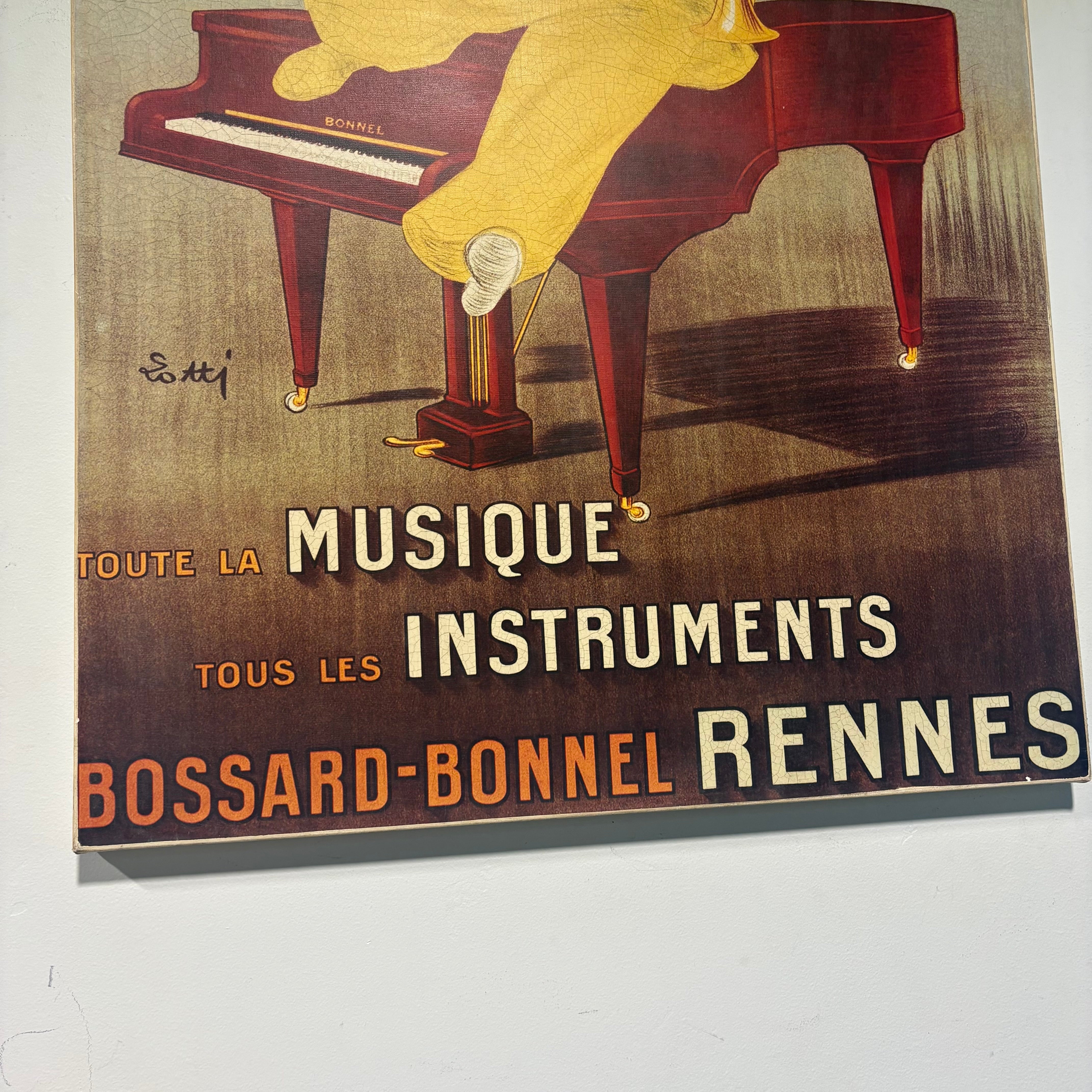 Betto Lotti Vibrant French Art Print on Canvas Wall Decor