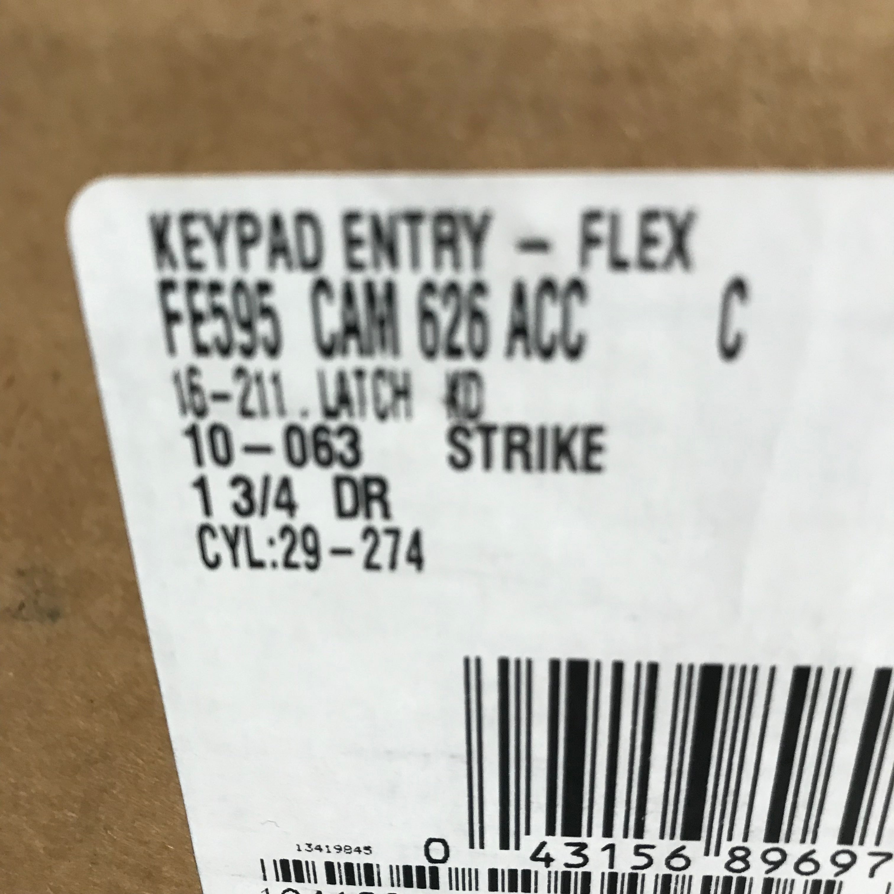 Schlage Keyless Entry - FLex - FE595 CAM 626