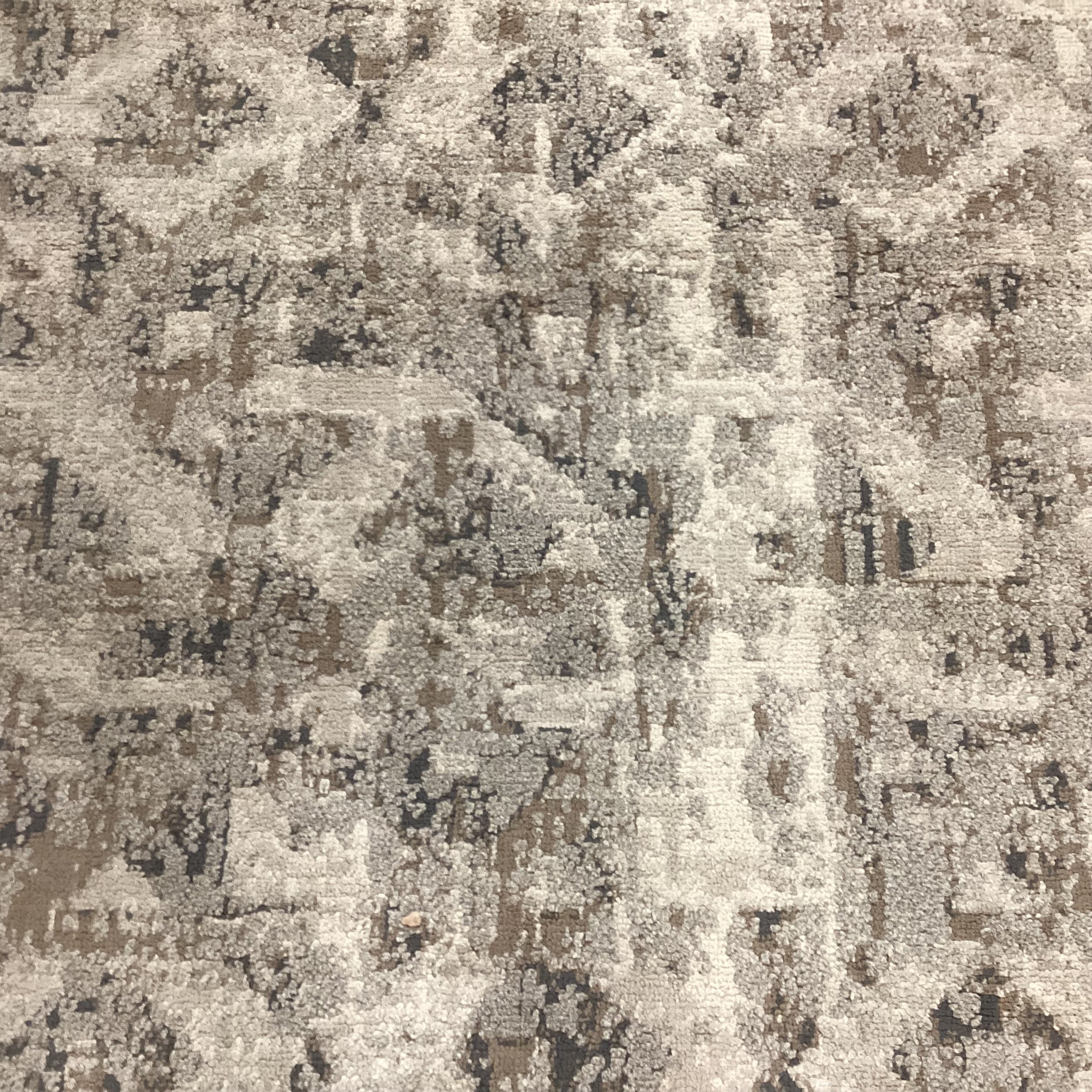 Threshold Elliot Geo Grey Taupe Beige Raised Texture Rug 7'x 10'