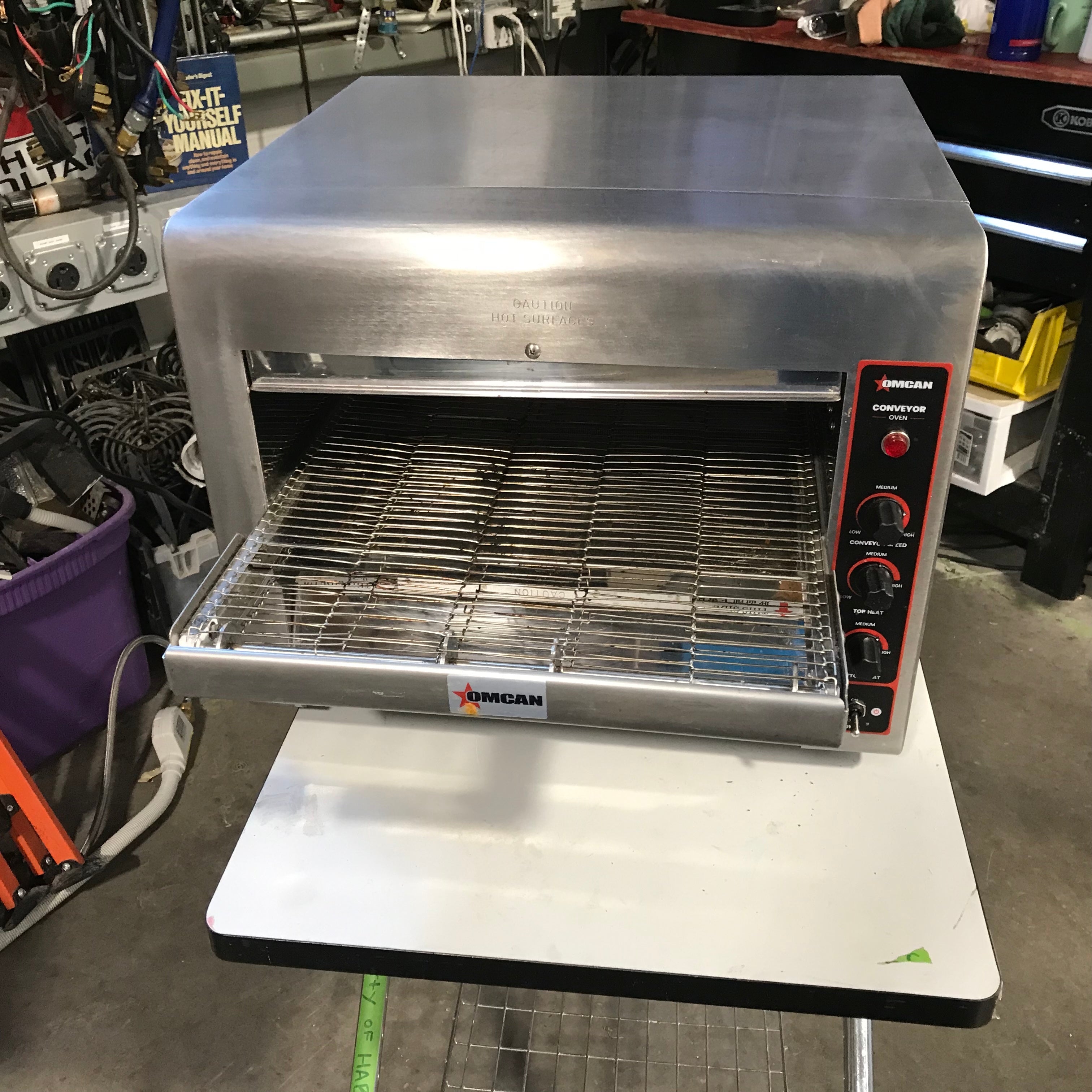 Omcan Stainless Steel Model TS 7000 14" Conveyor Oven 18.5"x 31"x 15.5"