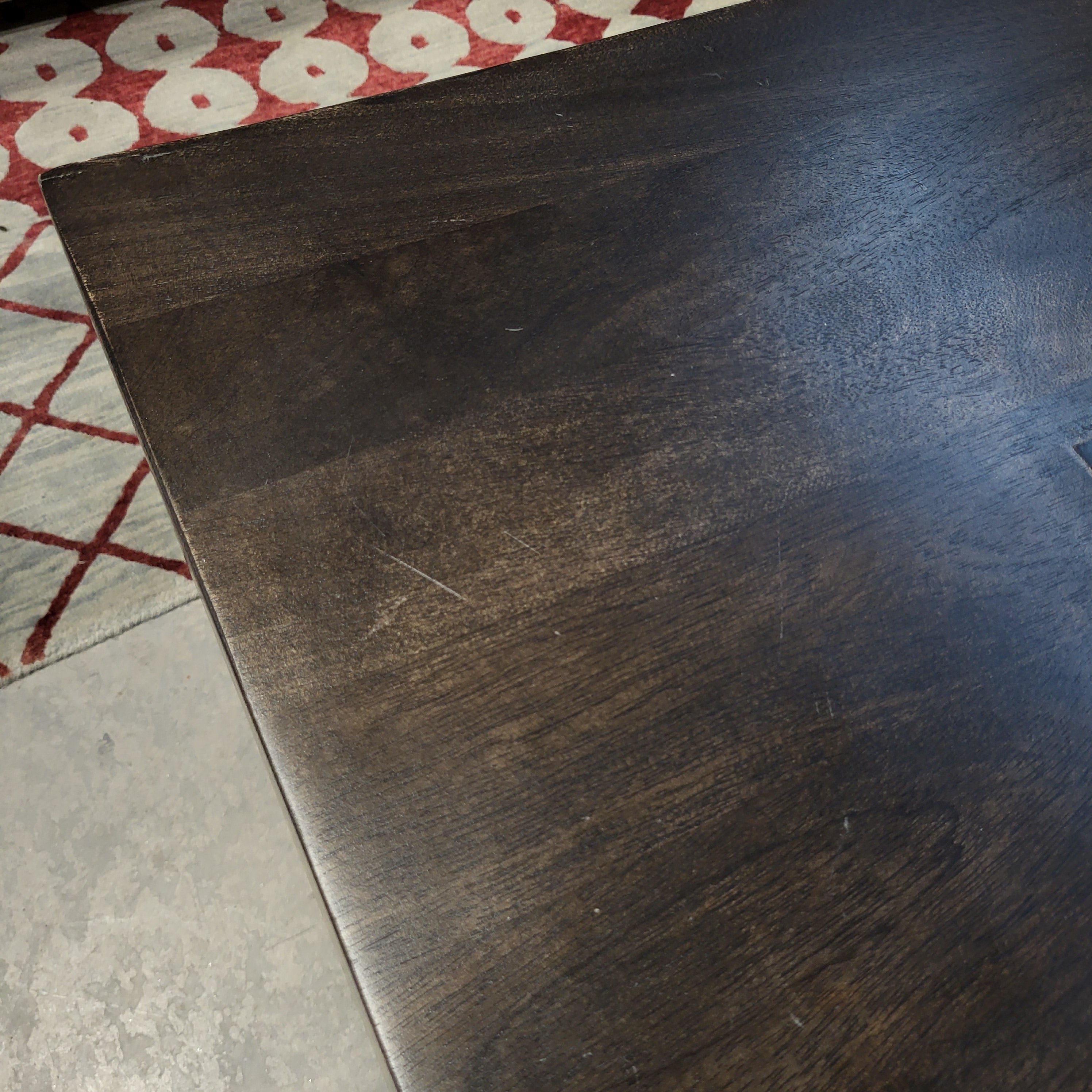 Arteriors Gilmore Horn Resin Racing Stripes Cocktail Coffee Table 50"x 30"x 16"