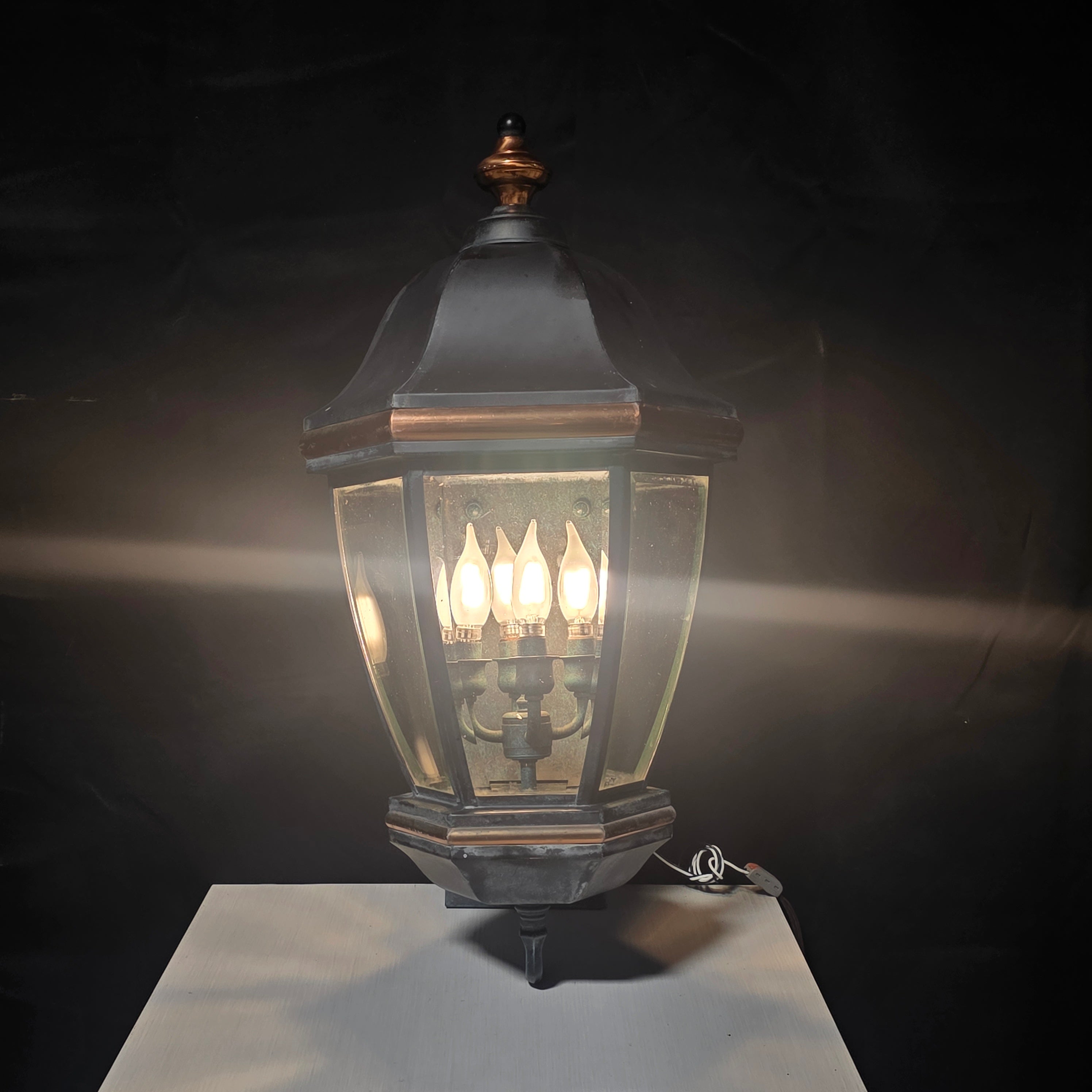 Outdoor Nomandie Vintage Craftsman Four Light Sconce 14"x16"x26"