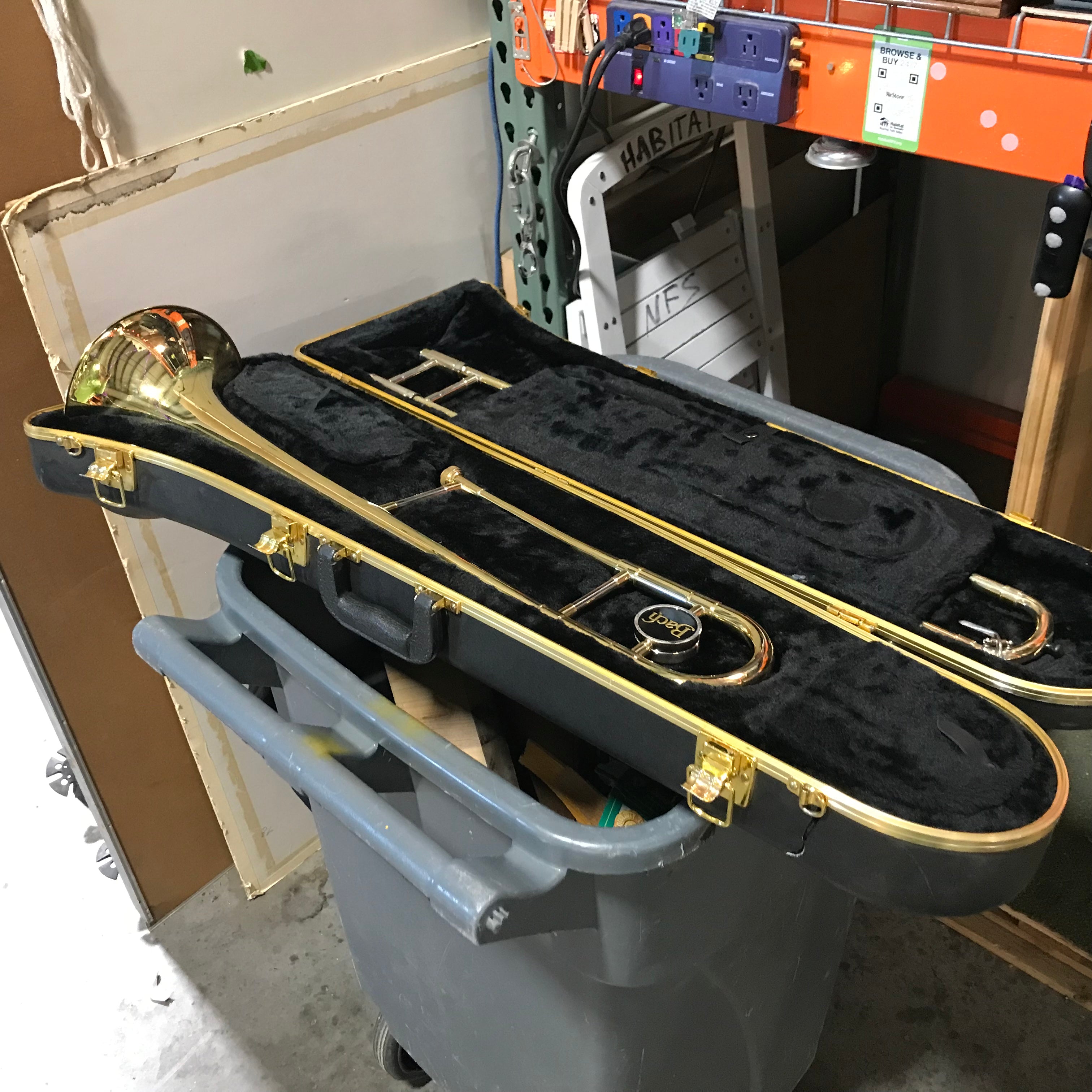 Bach Gold Tenor Trombone SS# 291894 ( With Case )