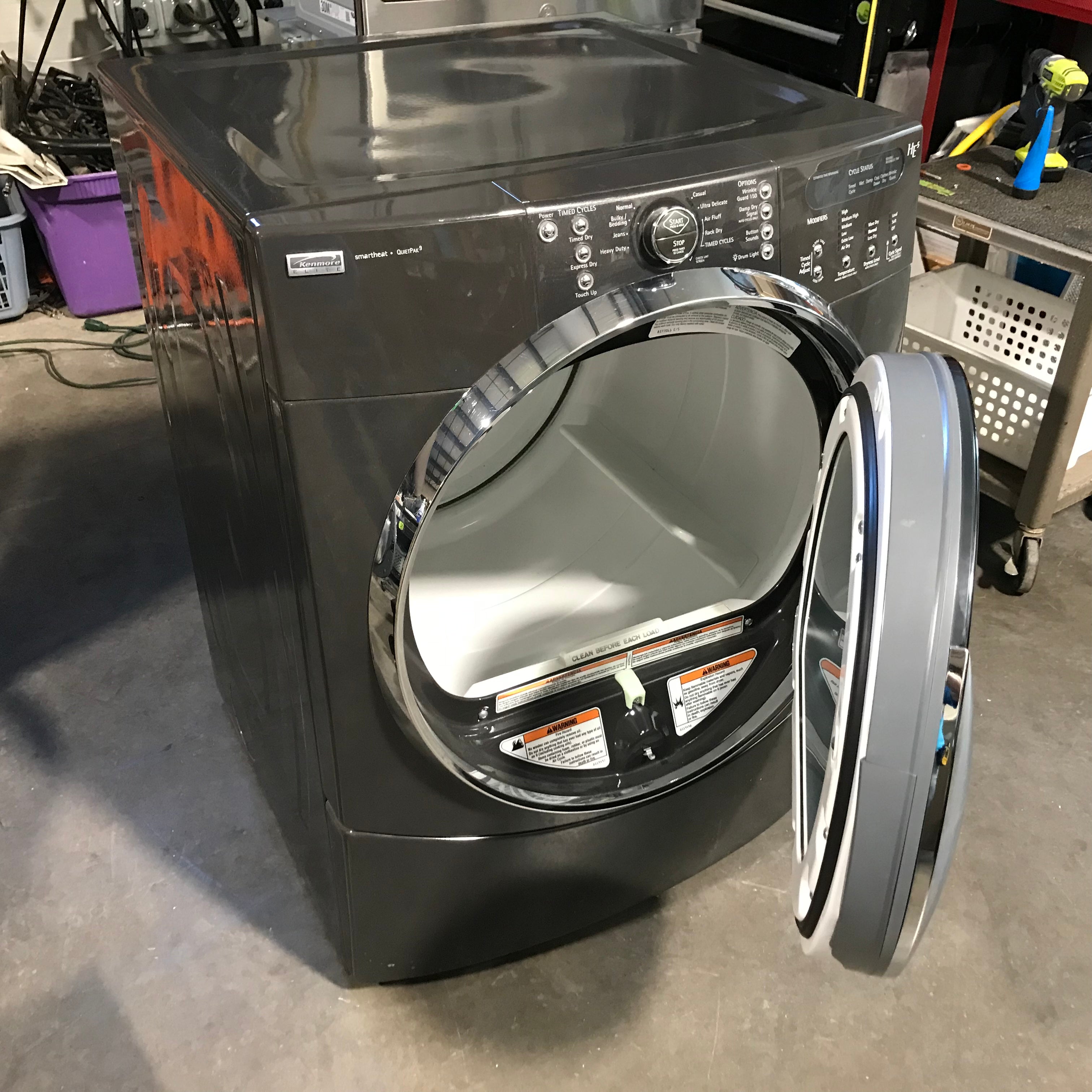 Kenmore Charcoal Front-load Gas Dryer 27"x 29"x 38"