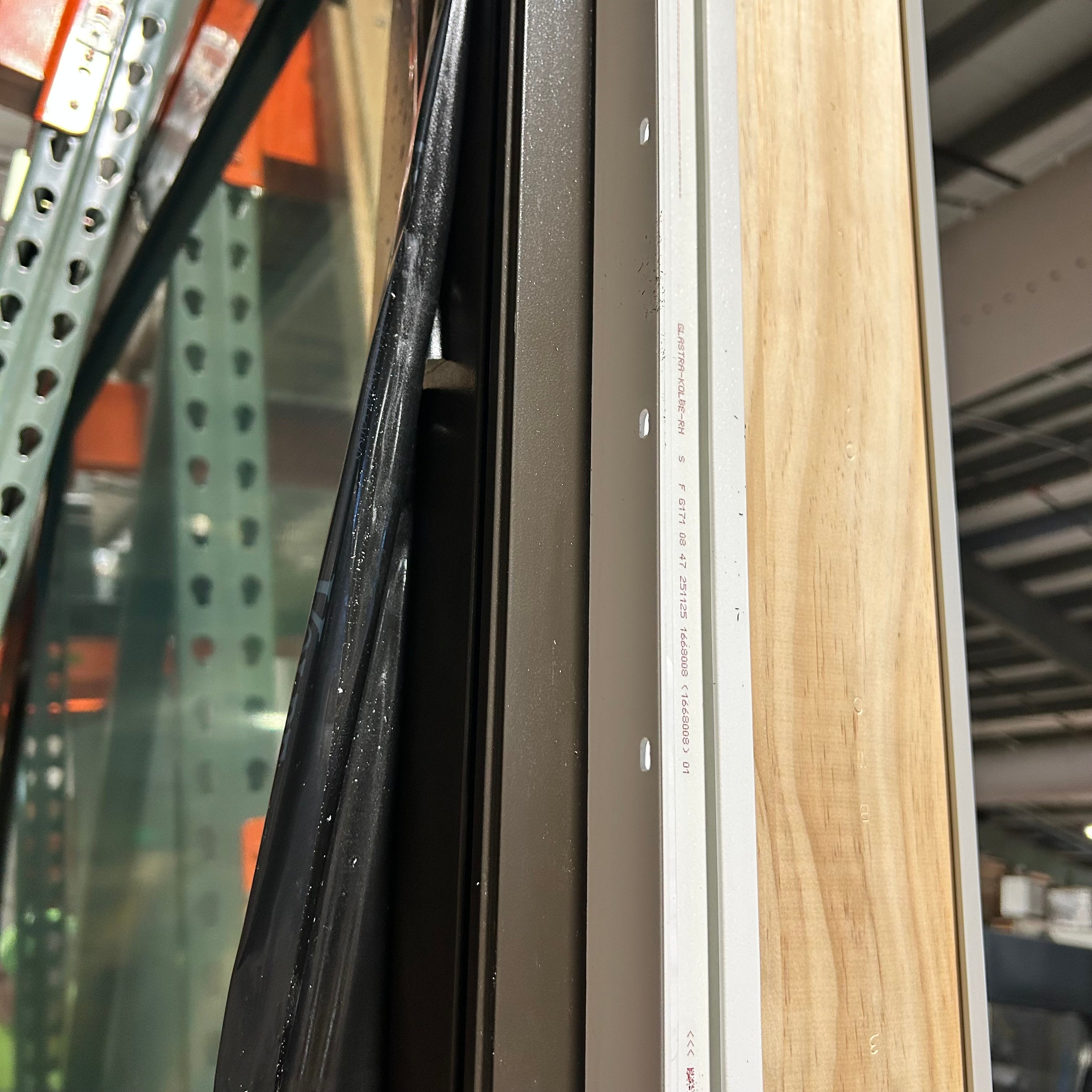 93.5"x 94.75"x 6.75" Viynl Bronze Dual Upper & Dual Canopy Casement Lower Exterior Window