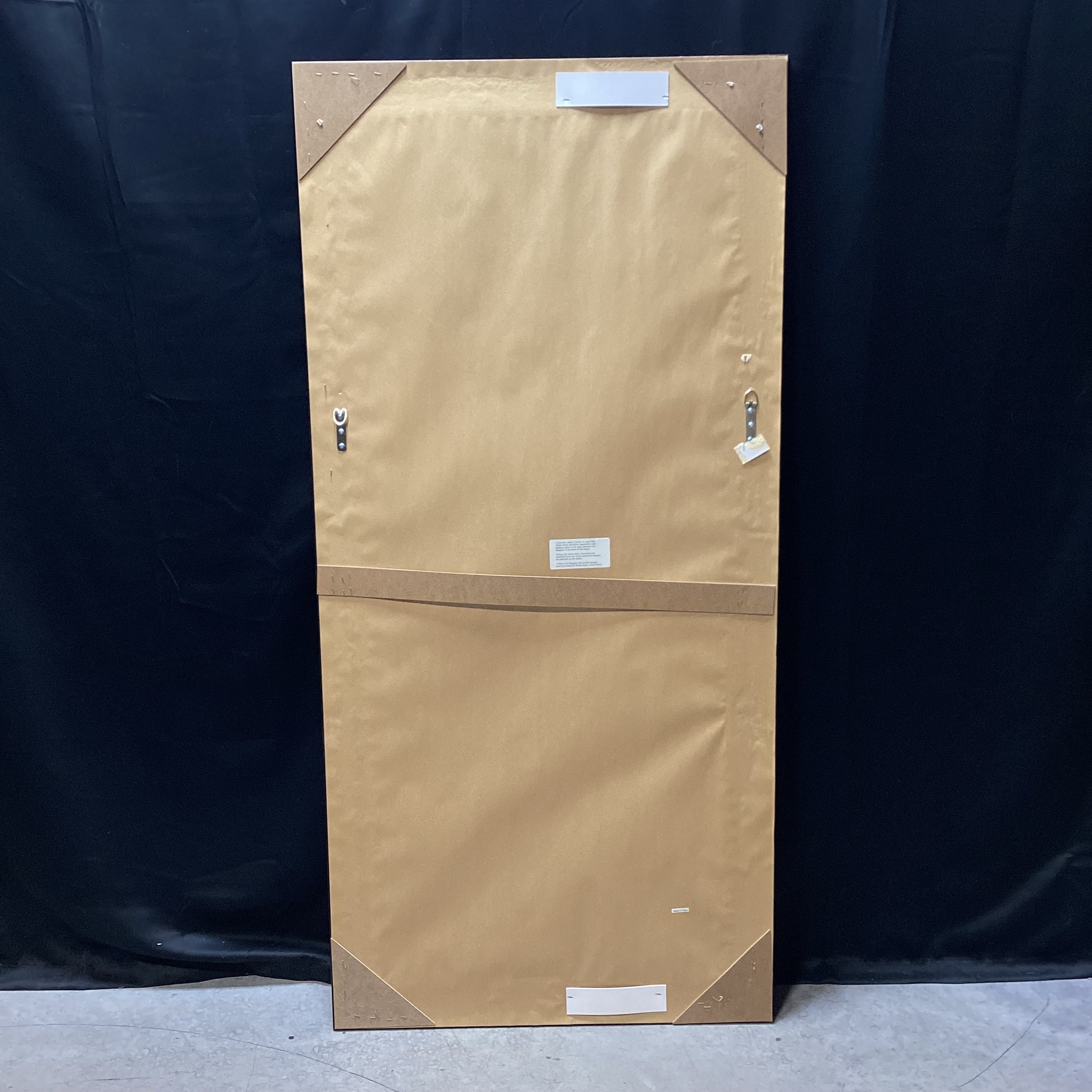 Bevelled Edge Floor Length Mirror With Beading Detail 31" x 65"