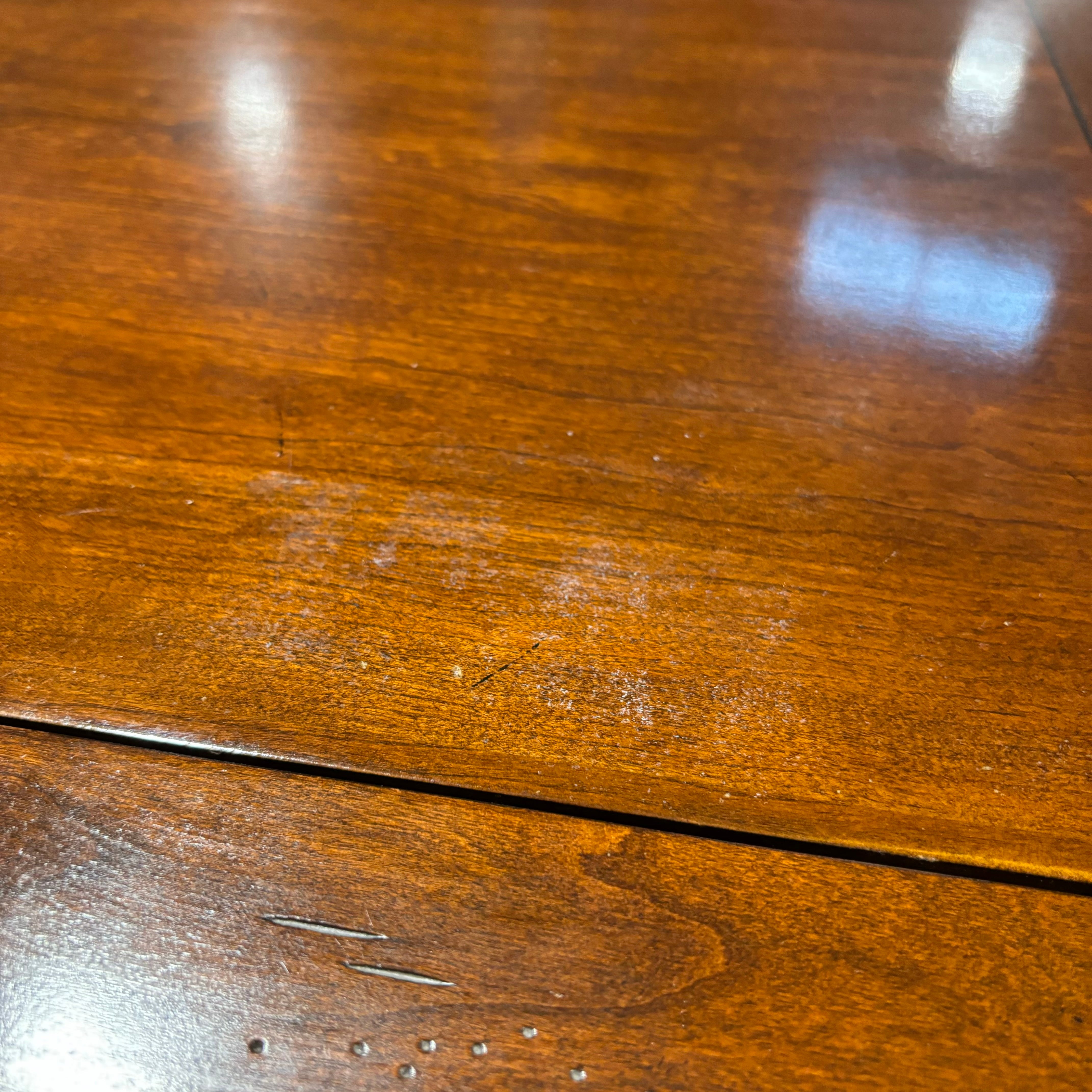 Wynwood by Flexsteel Distressed Dark Finish Solid Wood 7 Drawer with Built in Power Strip Executive Desk 66"x 30"x 31"