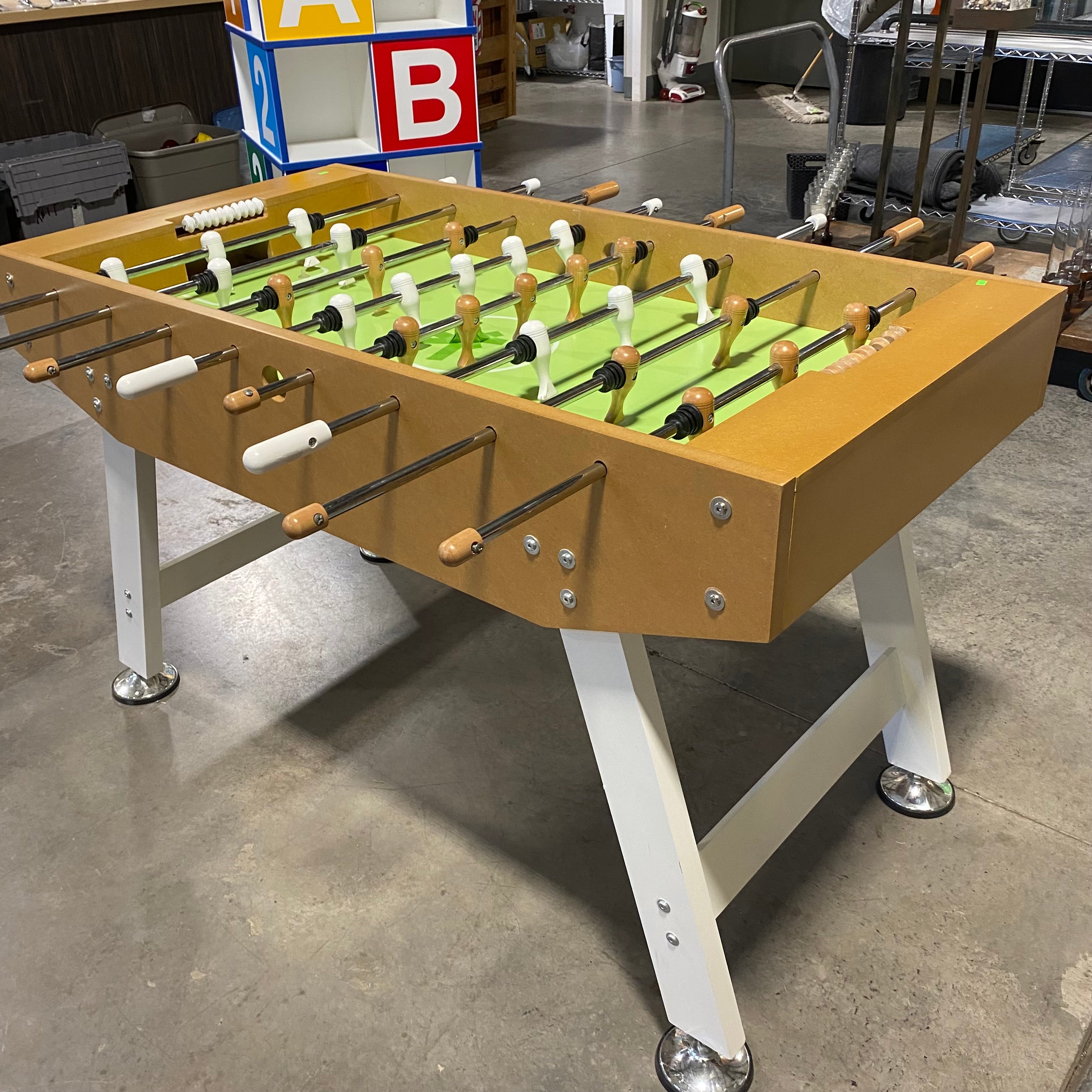 CB2 Phoos Table Foosball Table 29"x 56"x 34.5"
