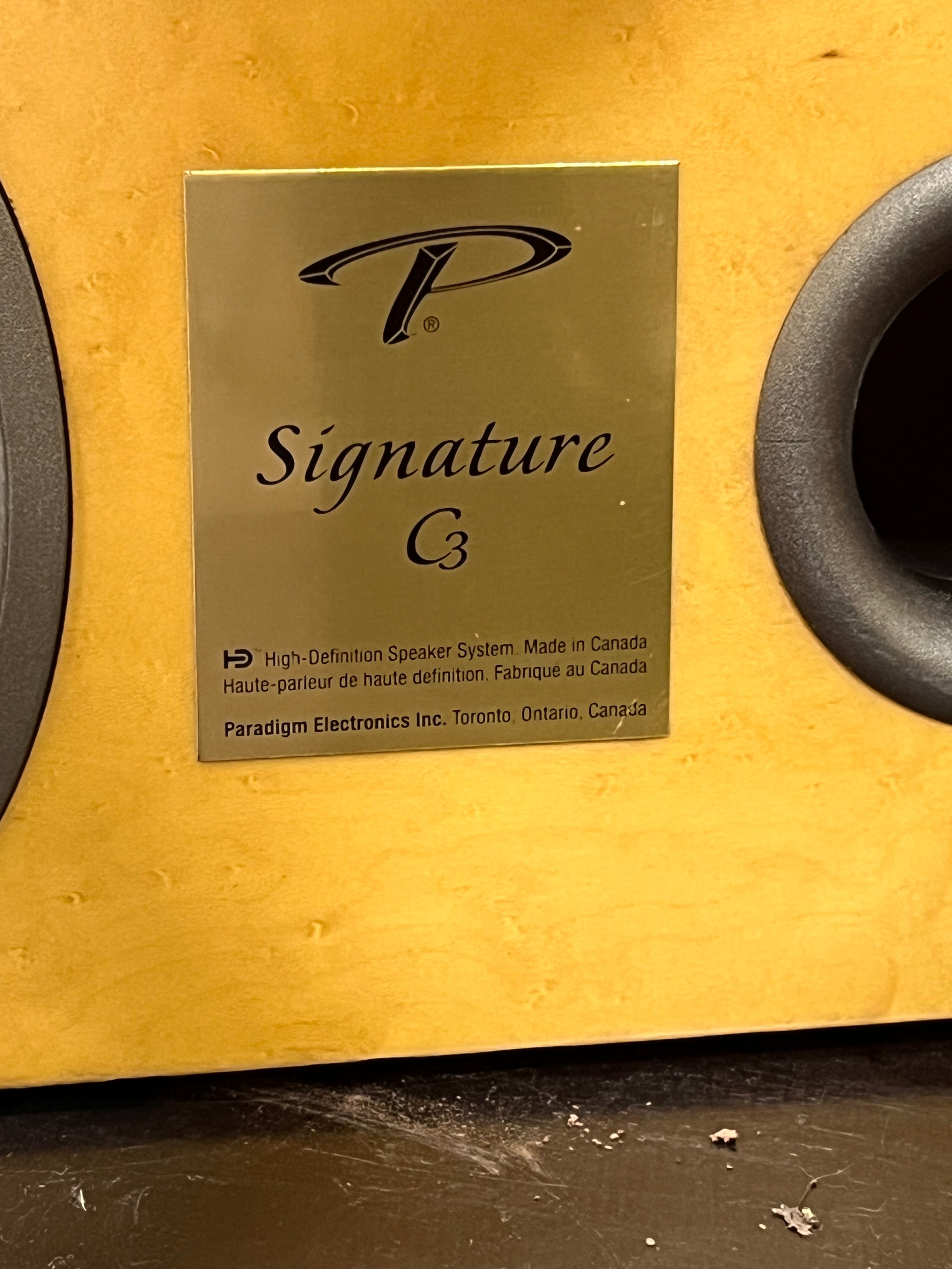 Paradigm Signature C3 Center Channel Speaker