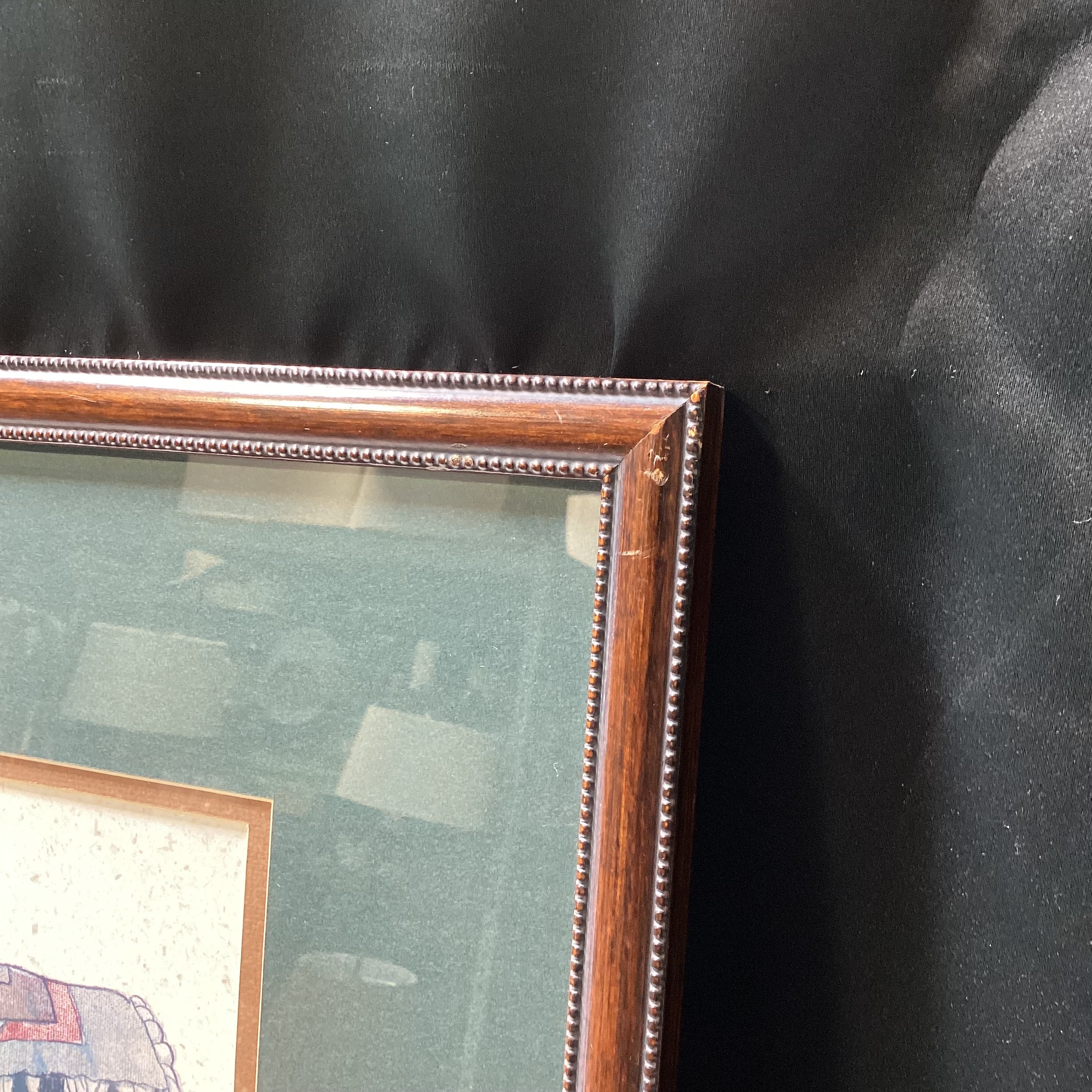Bruce Weinberg "Sacred Rug" Framed Print 41" x 25"