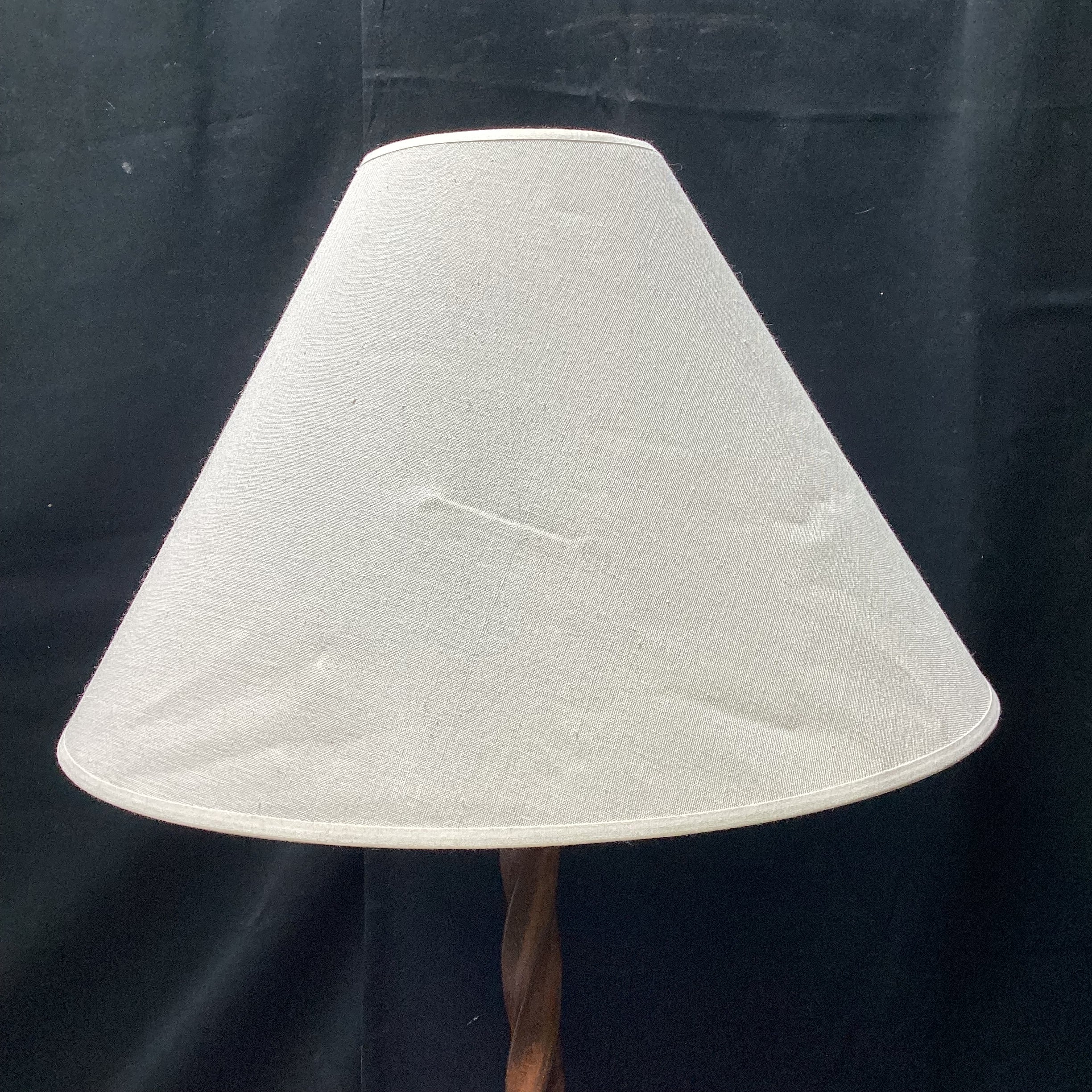 Wrought Iron Rust Colored Floor Lamp 18" x 65" x 18"