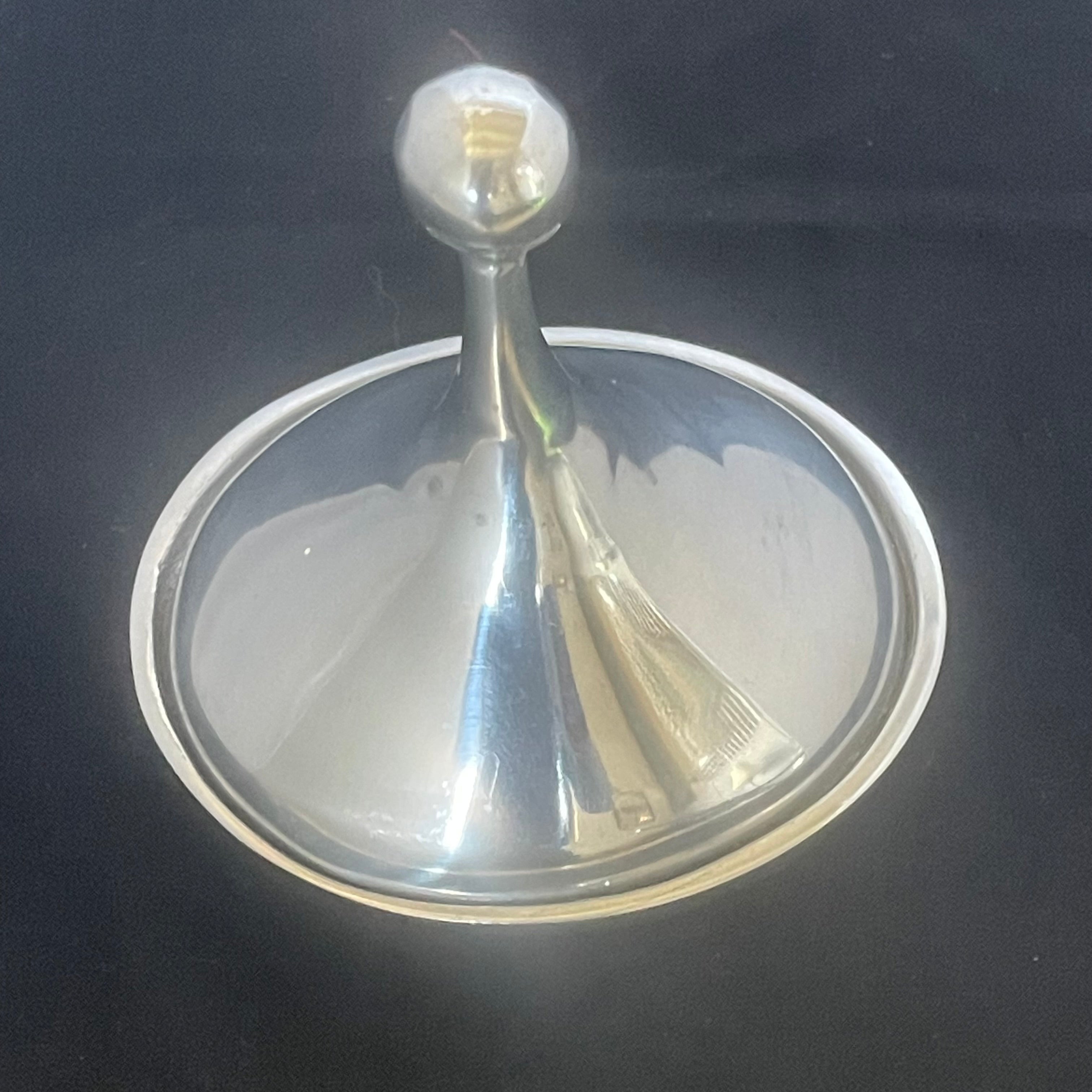 Nima Oberoi Lunares Polished Sand Cast Aluminum Covered Serveware Vessel, 4.5"x 5.5"
