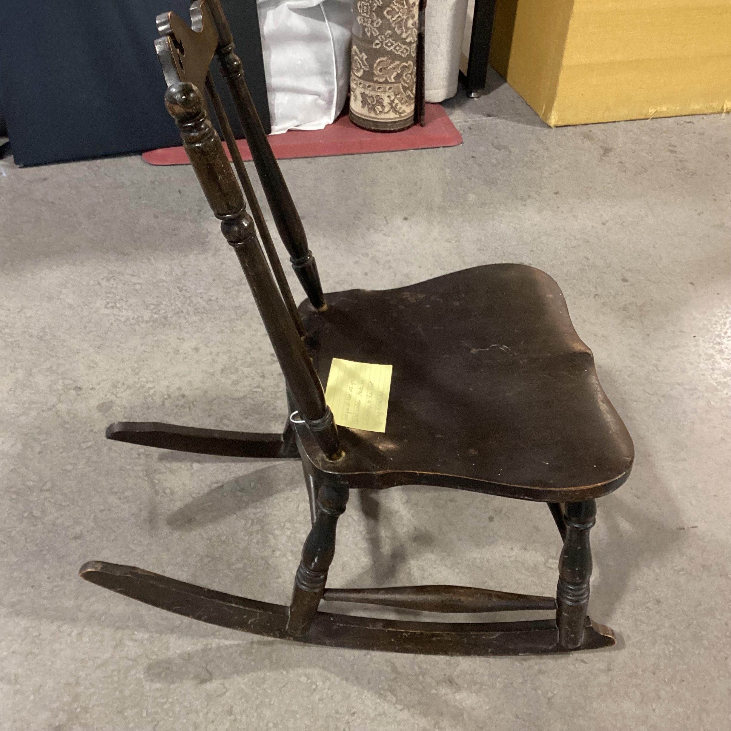 Antique Made In Germany Child Rocking Chair 17"x 28"x 31"