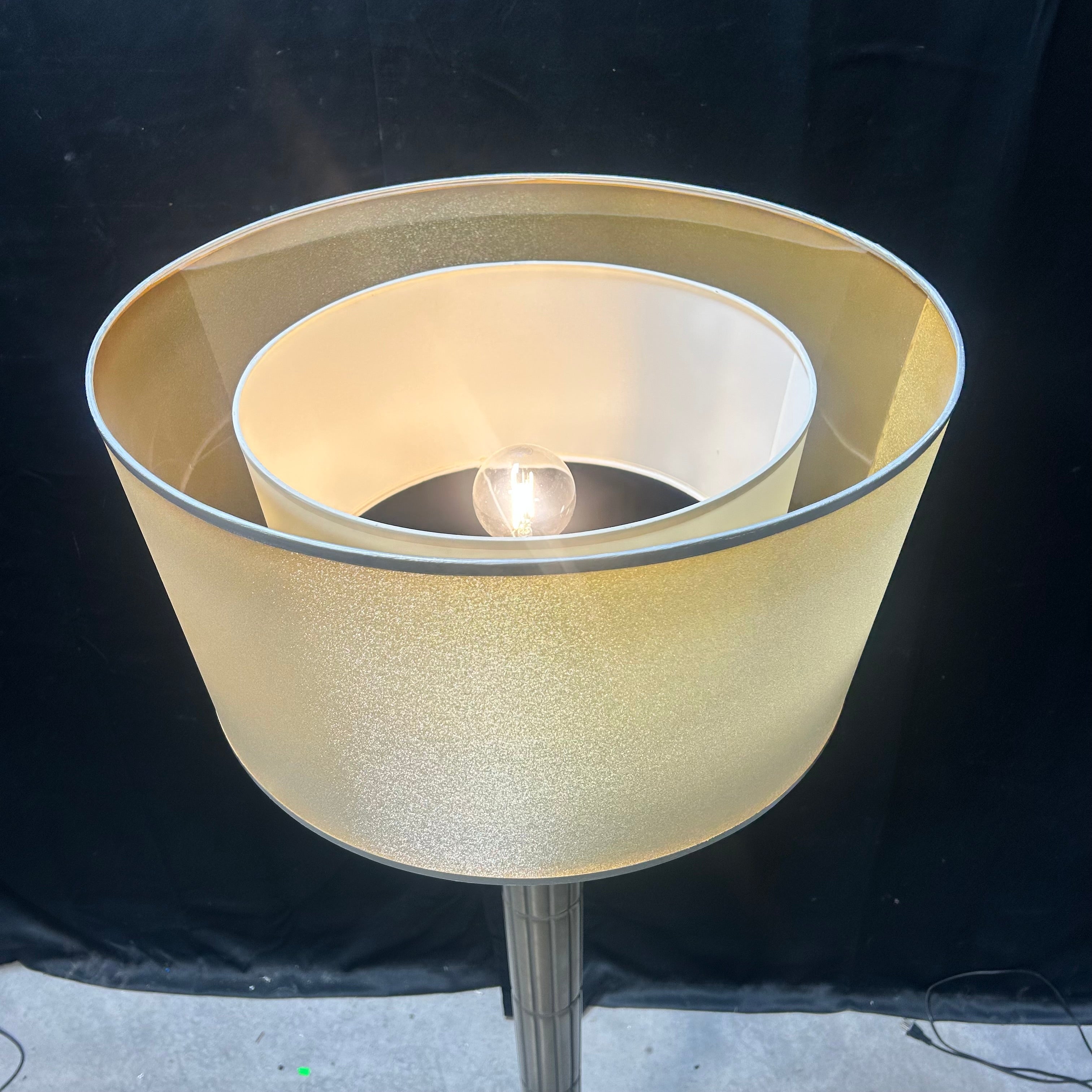 Fine Art Lamps Quadrailli Nickel Floor Lamp 22.5"x 62"