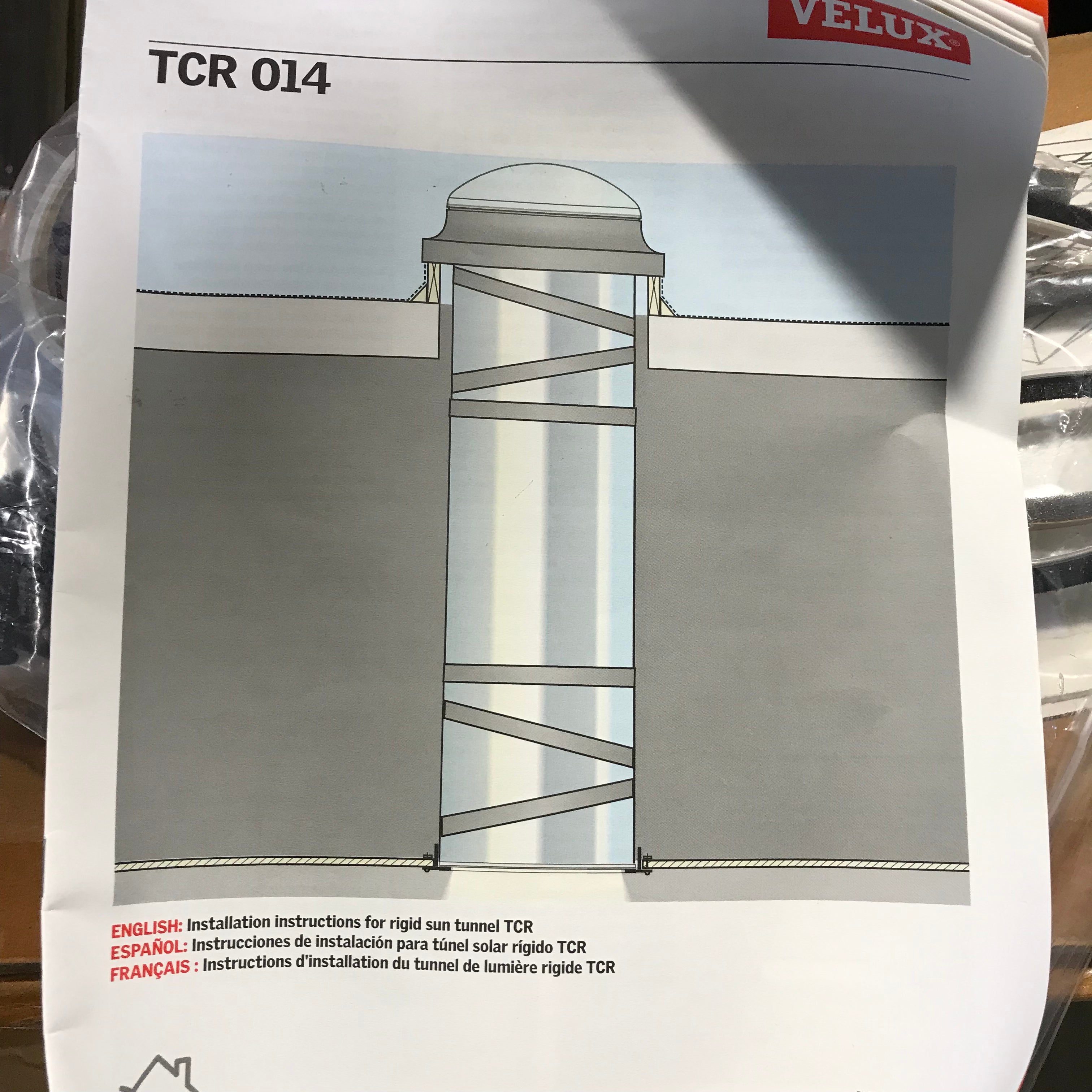 VELUX Sun Tunnel TCR 014 Skylight