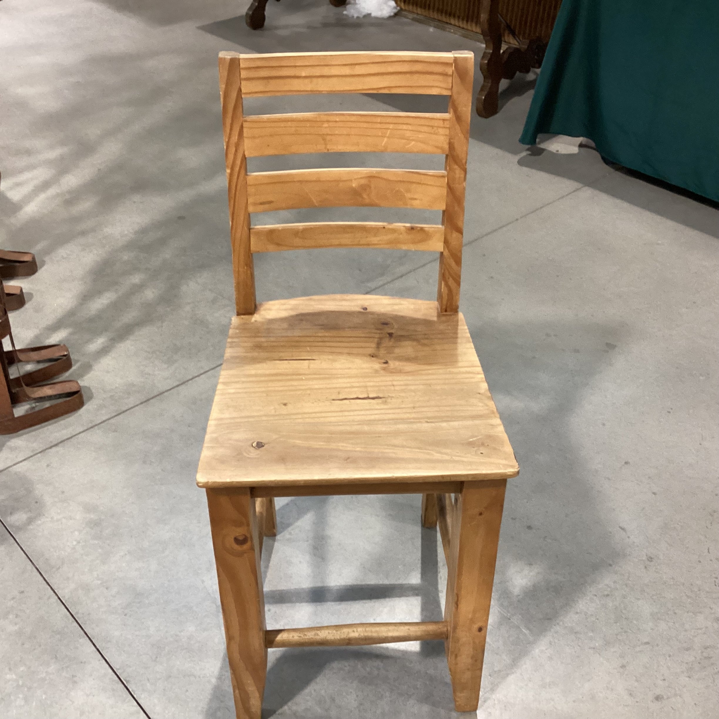 Solid Wood Iron Corner Detail Table with 8 Pine Barstools Dining Set 57"x 57"x 36"