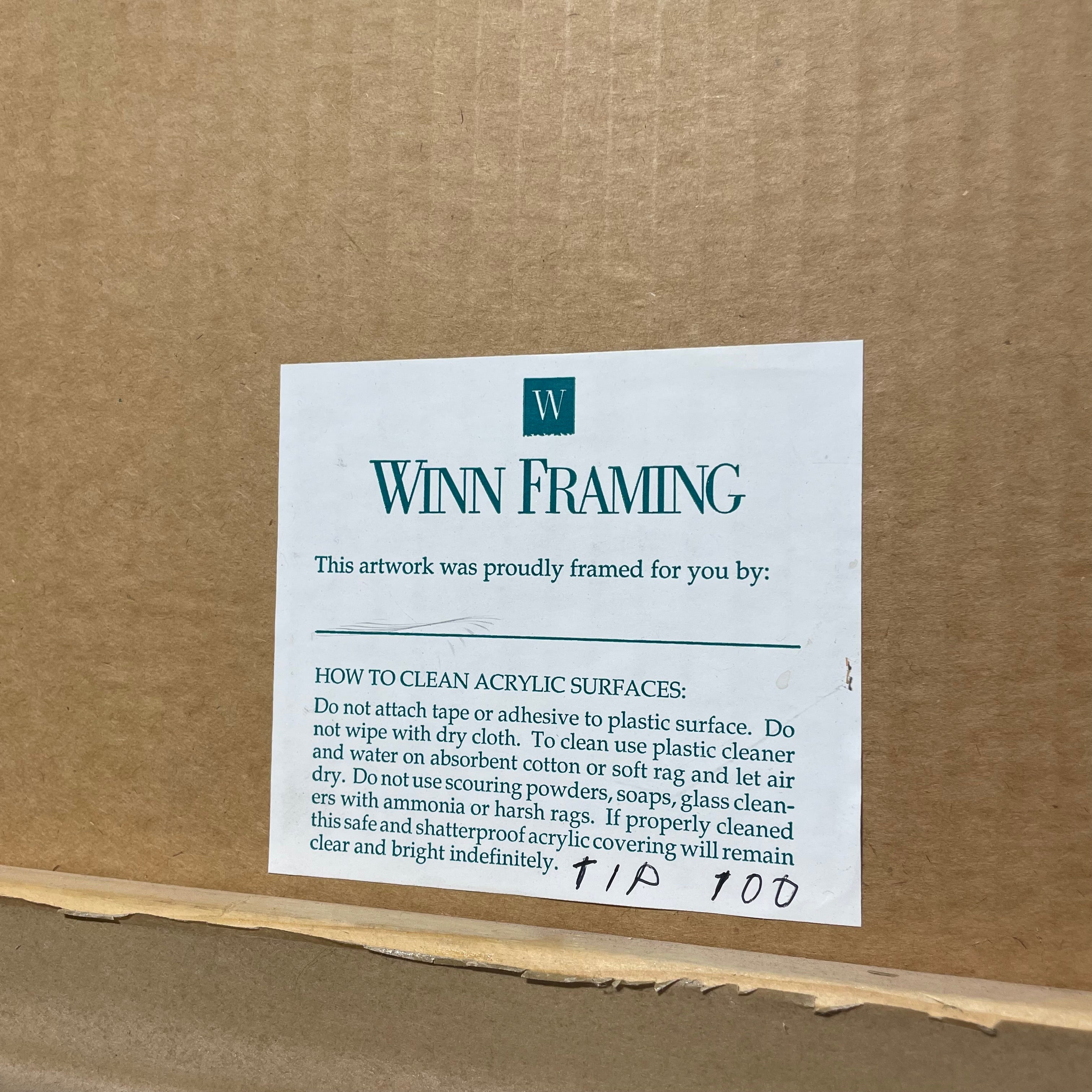 Ian Tremewen "Boats 'N The Harbour" Print In Light Wood Frame 37" x 30"