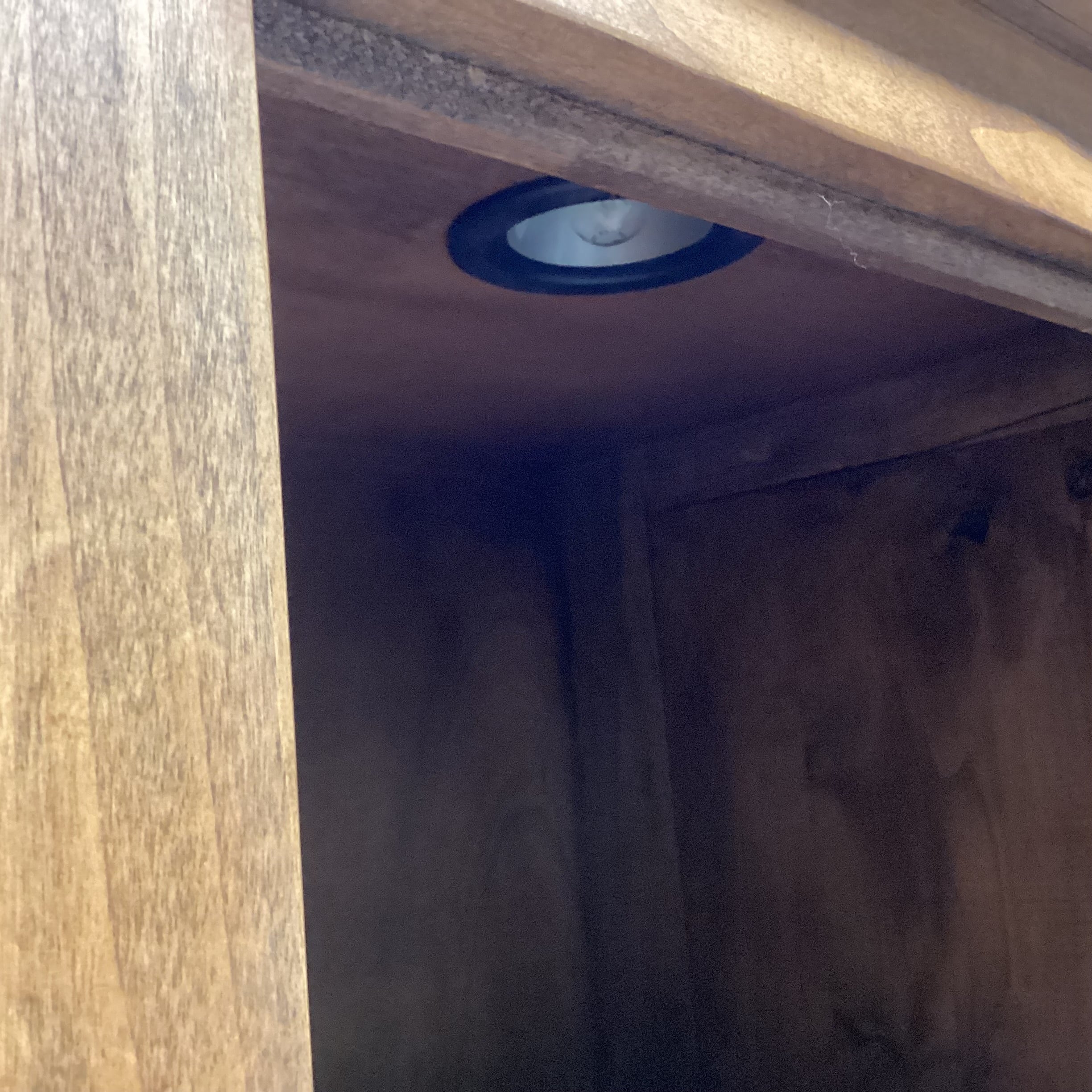 SET of 2 Solid Rustic Wood 4 Door with Shelves Double Lighted Cabinet Bookcase 57"x 23"x 75"