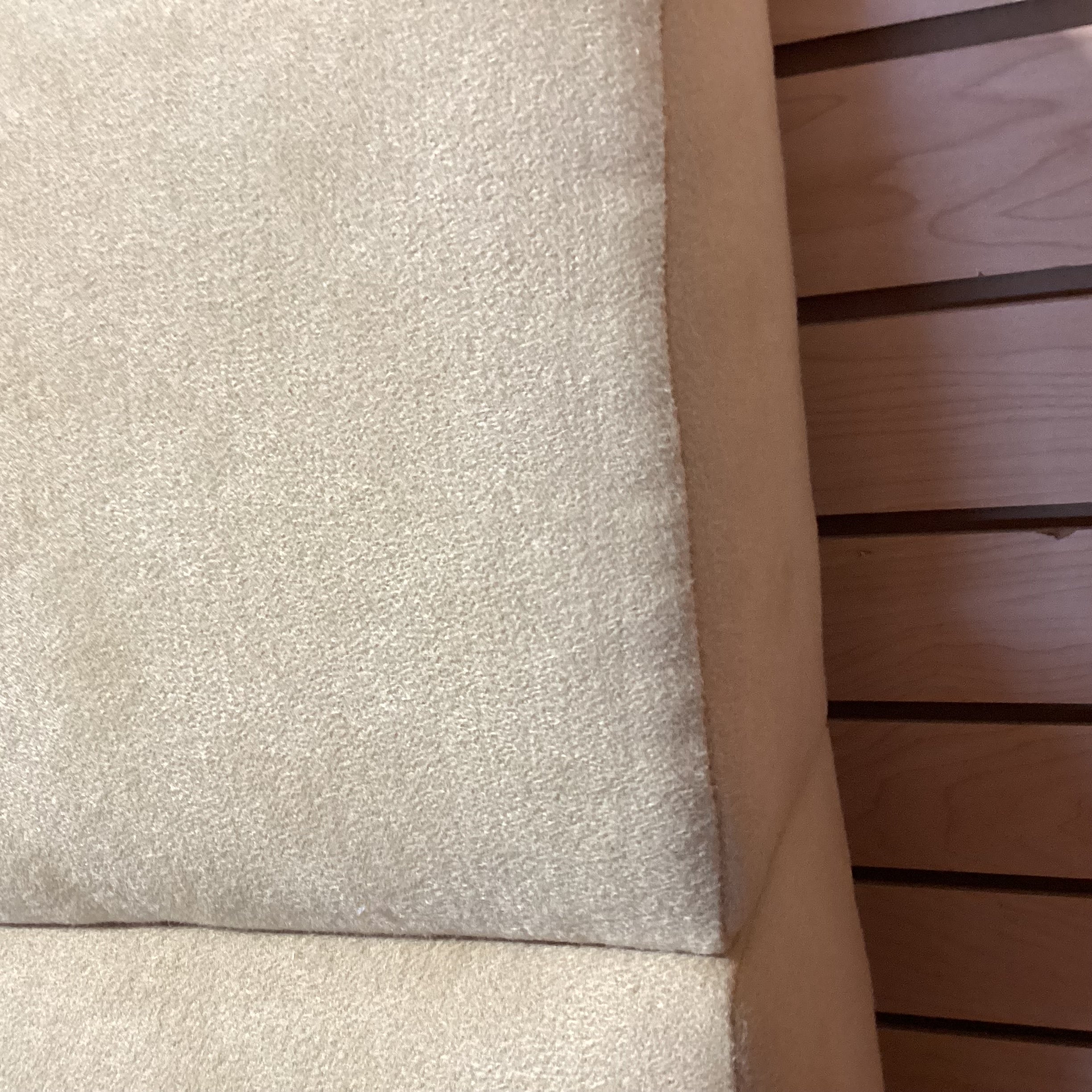 QUEEN or  CAL KING Golden Plush Ribbed Custom Headboard 74"x 61"