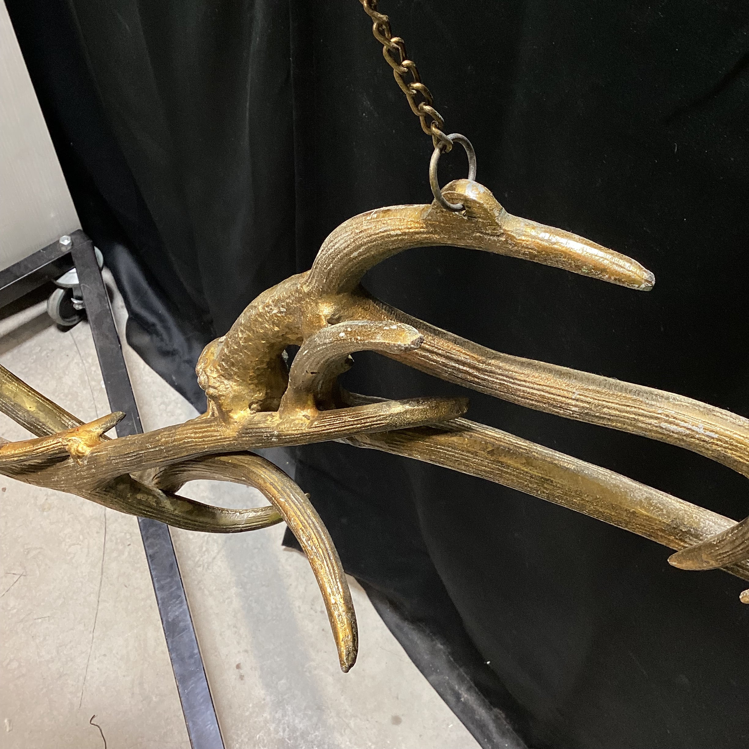 Faux Antler Aluminum Cast Hanging Art (2) 43" x 65"
