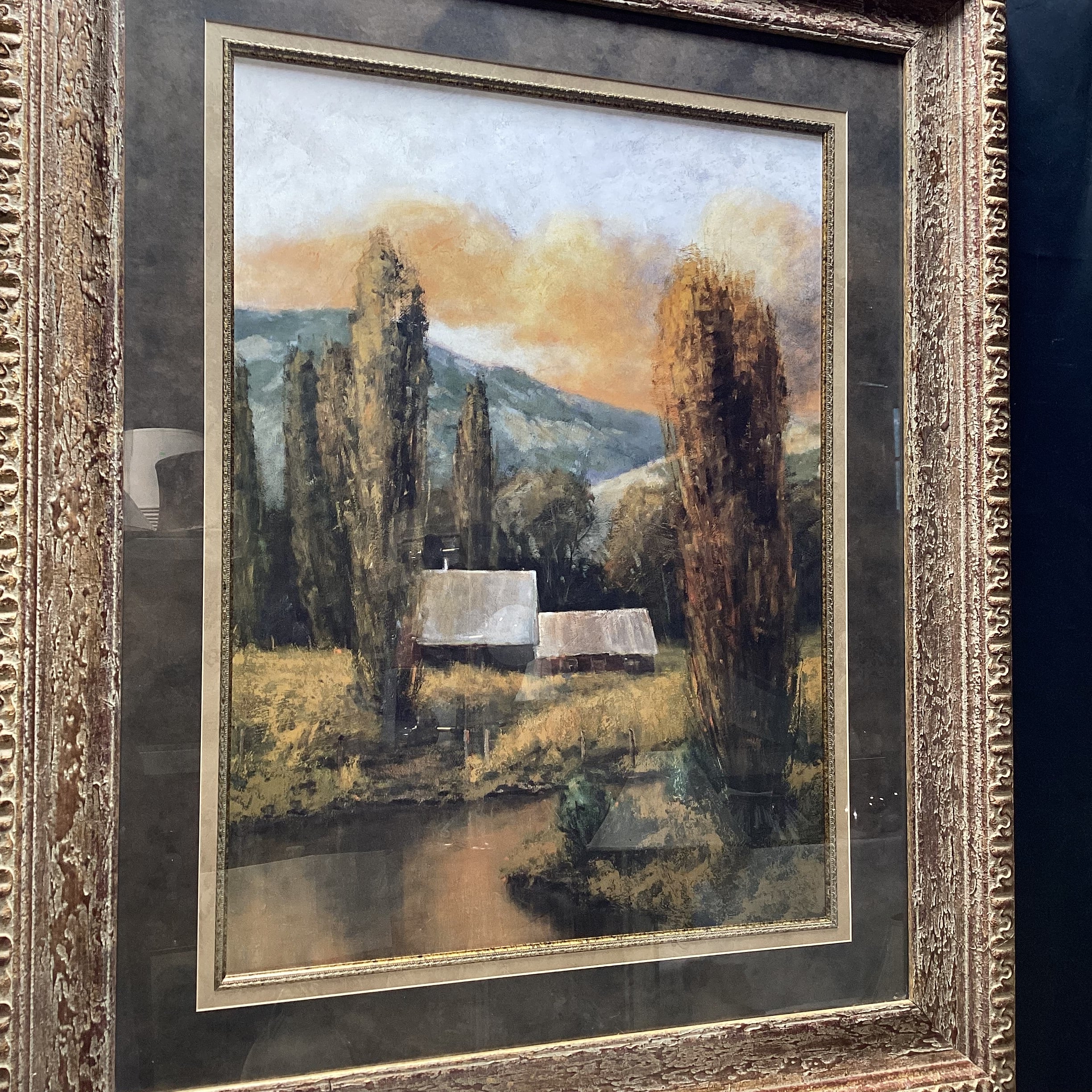 Peaceful Retreat Framed Painting Print 40" x 48"