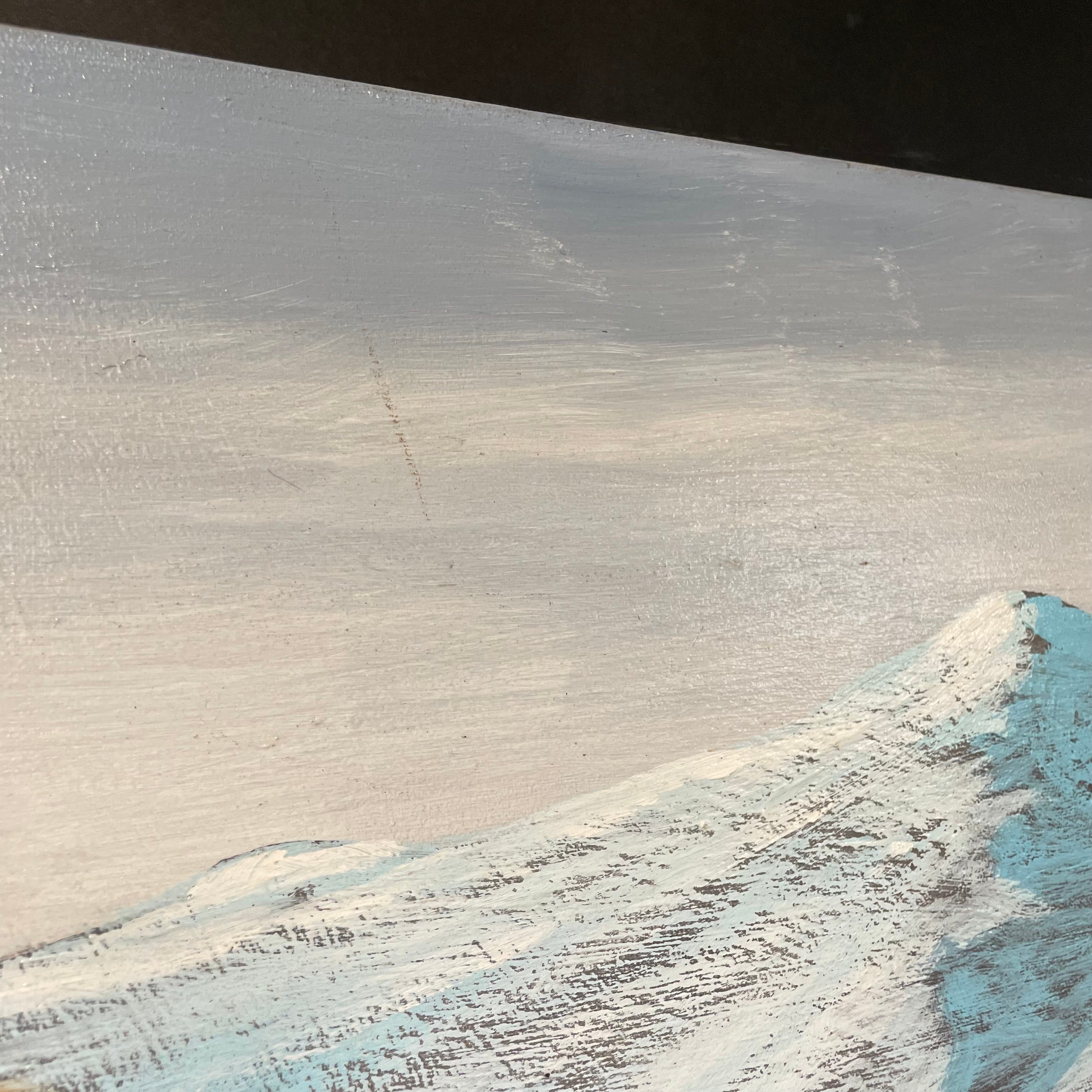 Gary Emrich Signed/Dated Original Native American On Horse Painting 48" x 72"