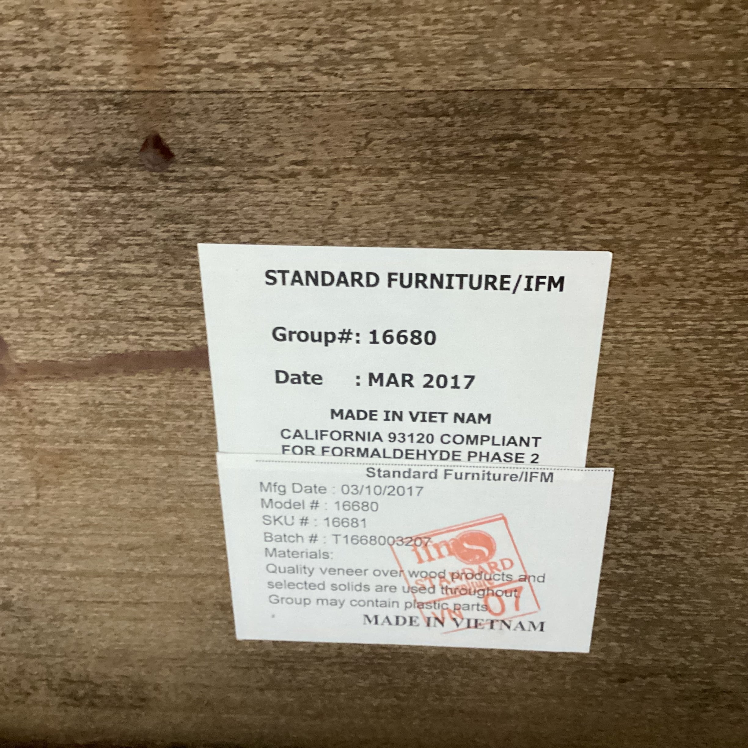 Standard Furniture Grey Finish Trestle & 2 End Leaves Dining Table 95"x 42"x 30"