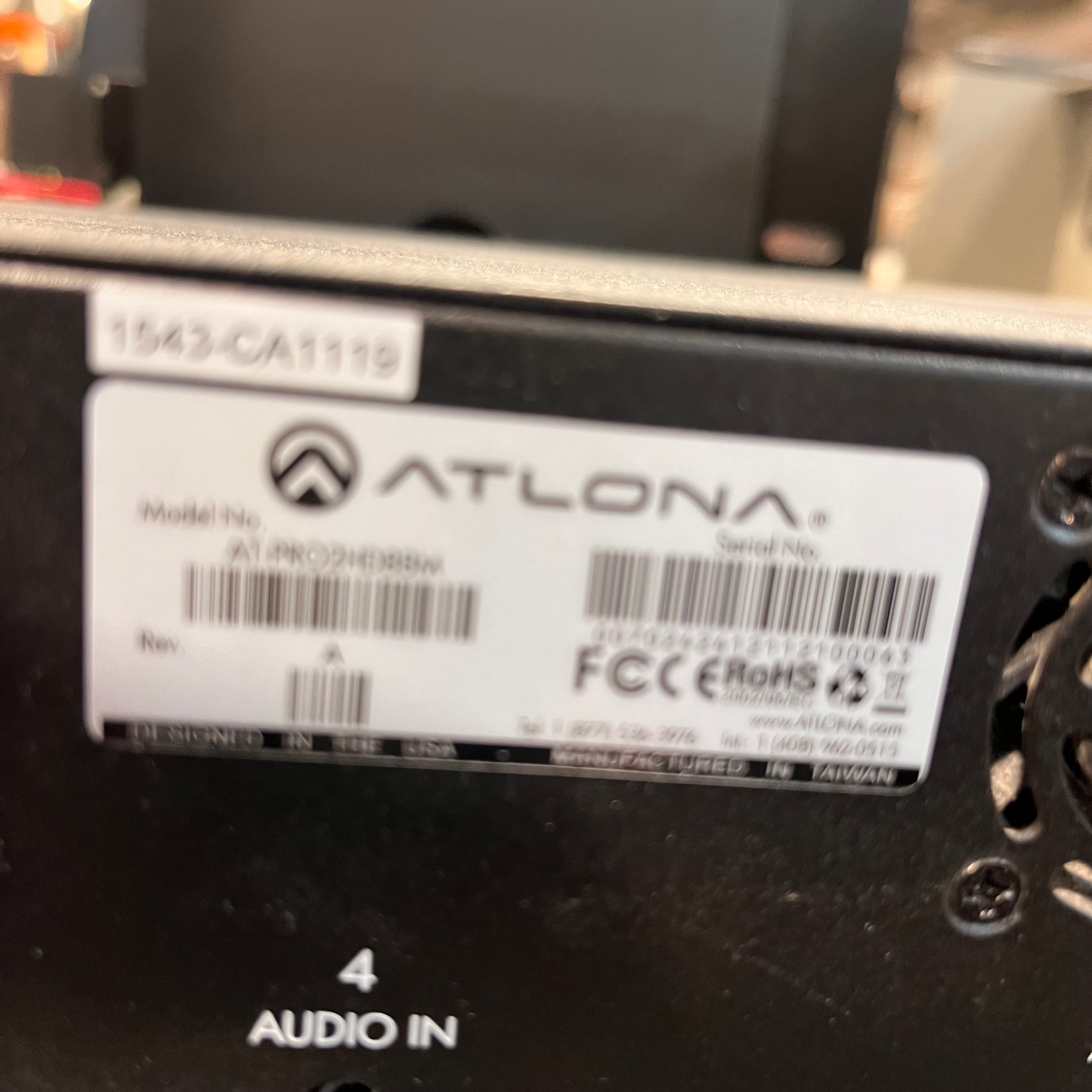 ATLONA Professional 8:8 HDMI Matrix Switcher