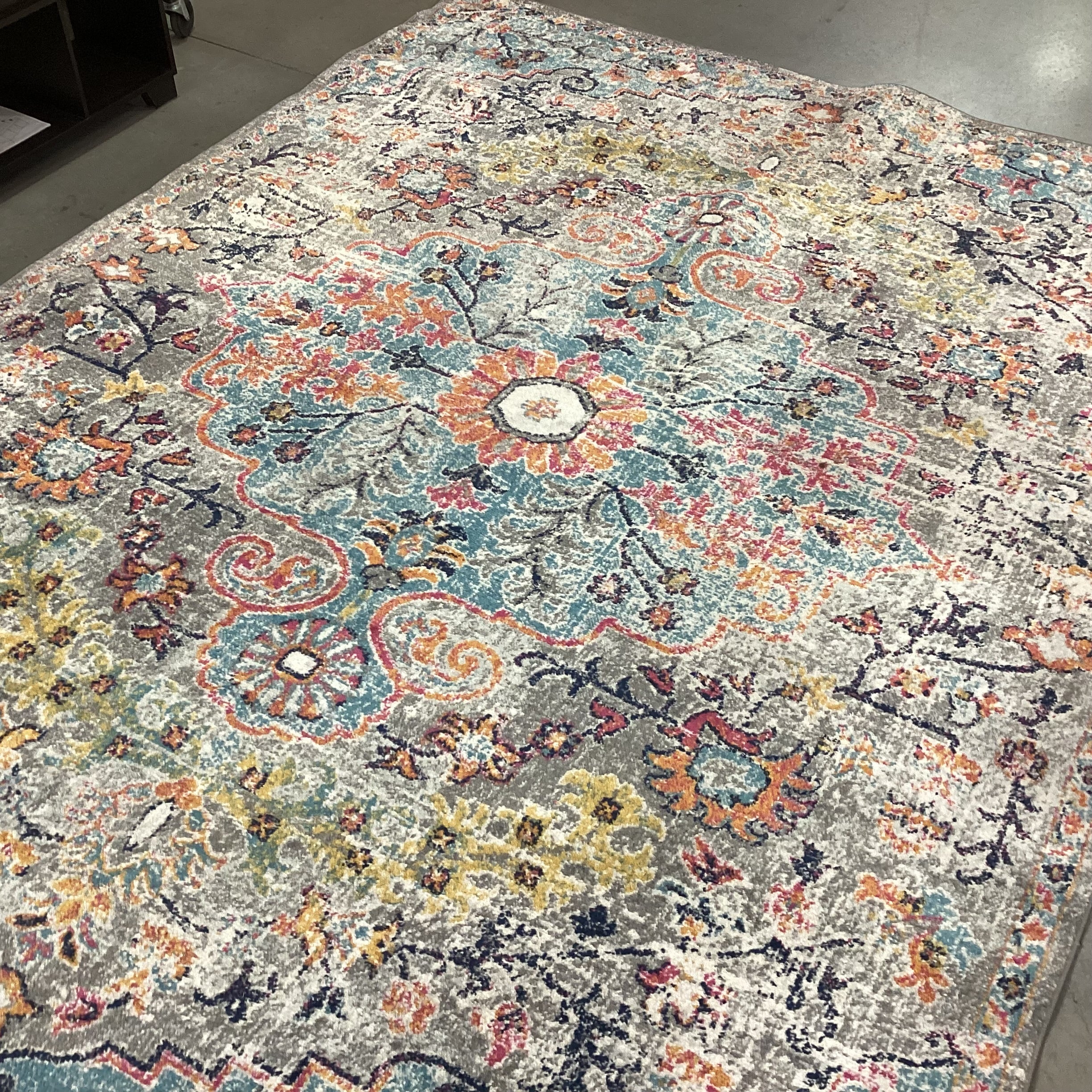 Surya Harput Collection Multi Brights Poly Rug 7'10"x 10'3"