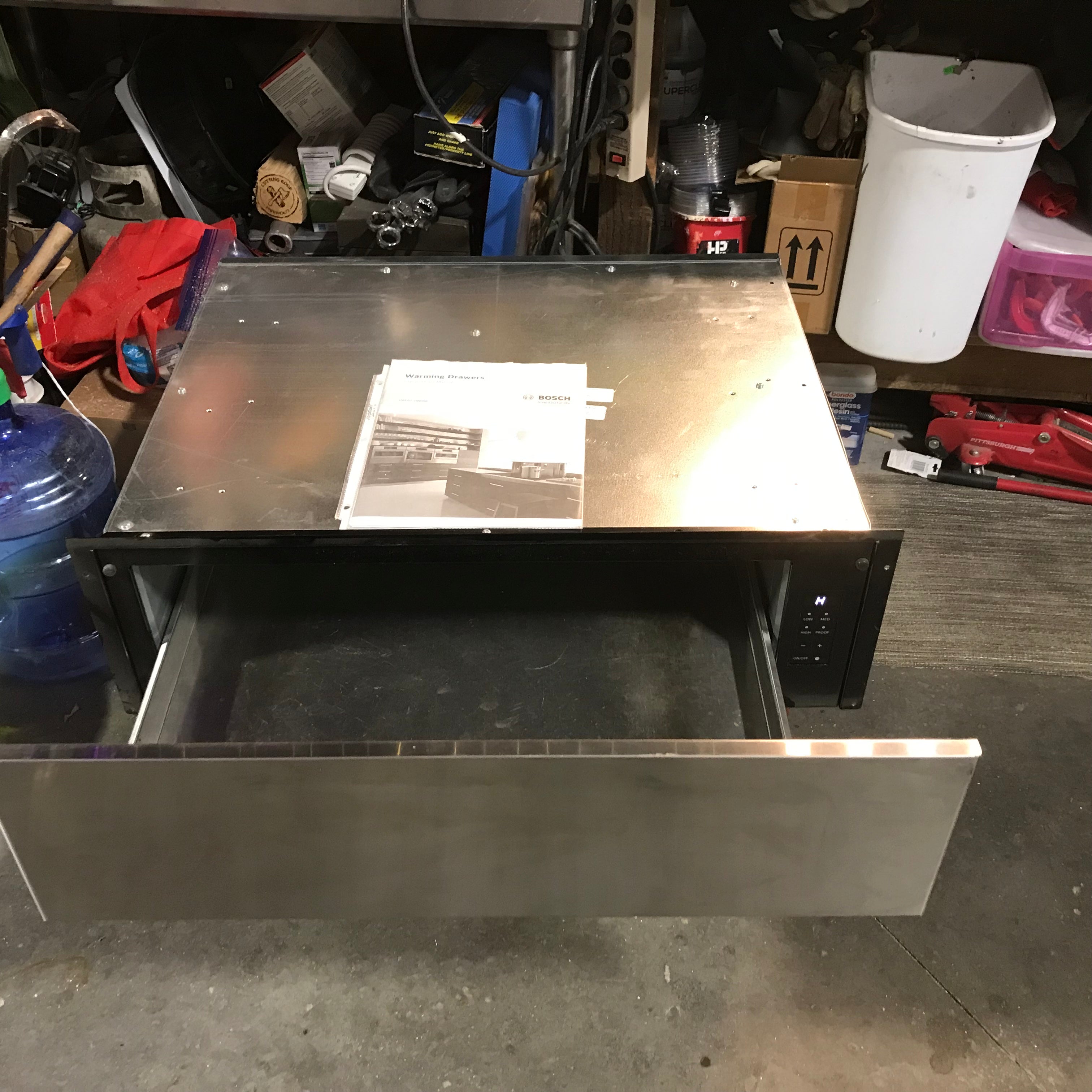 Bosch Stainless Steel Warming Drawer 30"x 23"x 9"