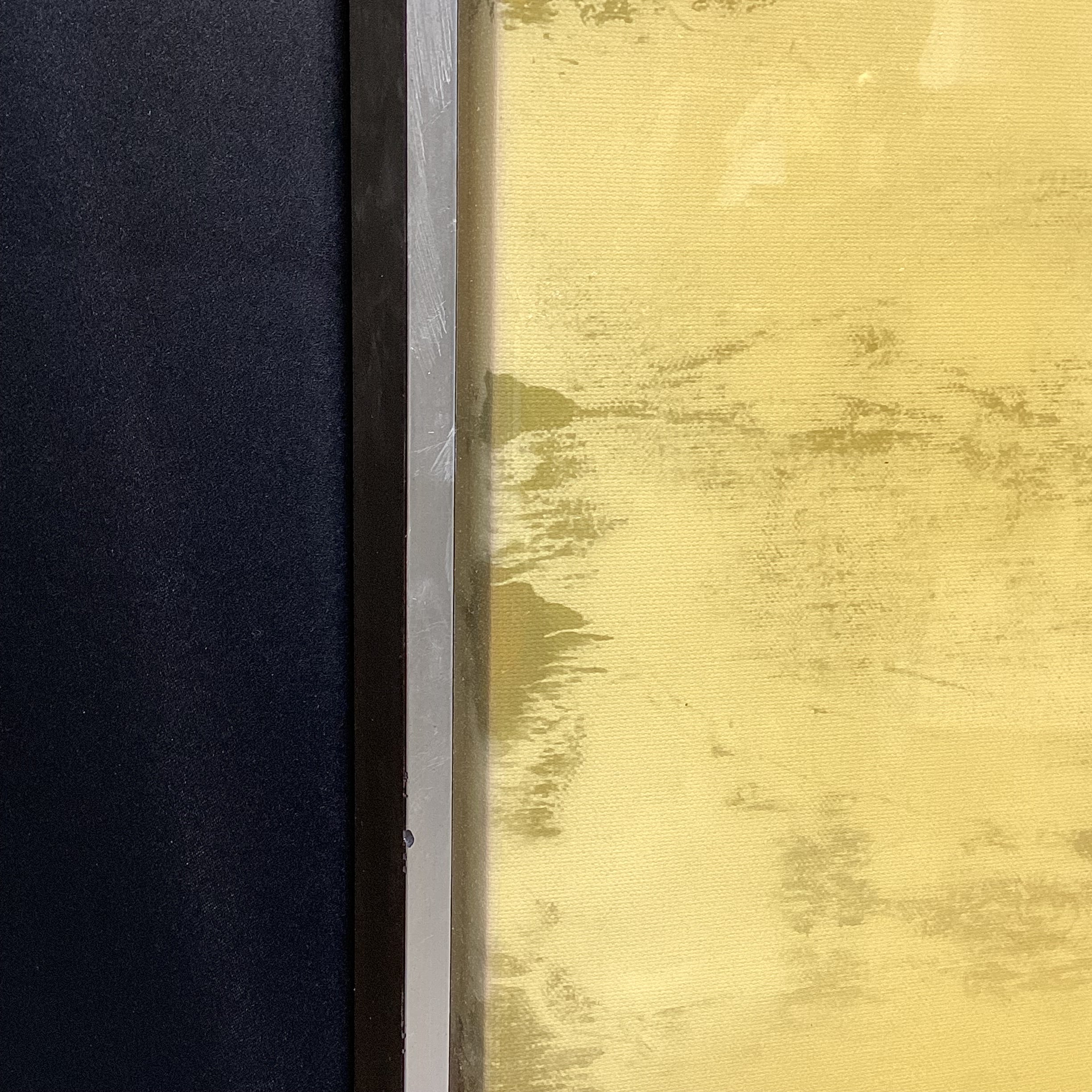 Samuel Kane "Golden Sand 1" Hand Embellished Graphic Art 50" x 66"