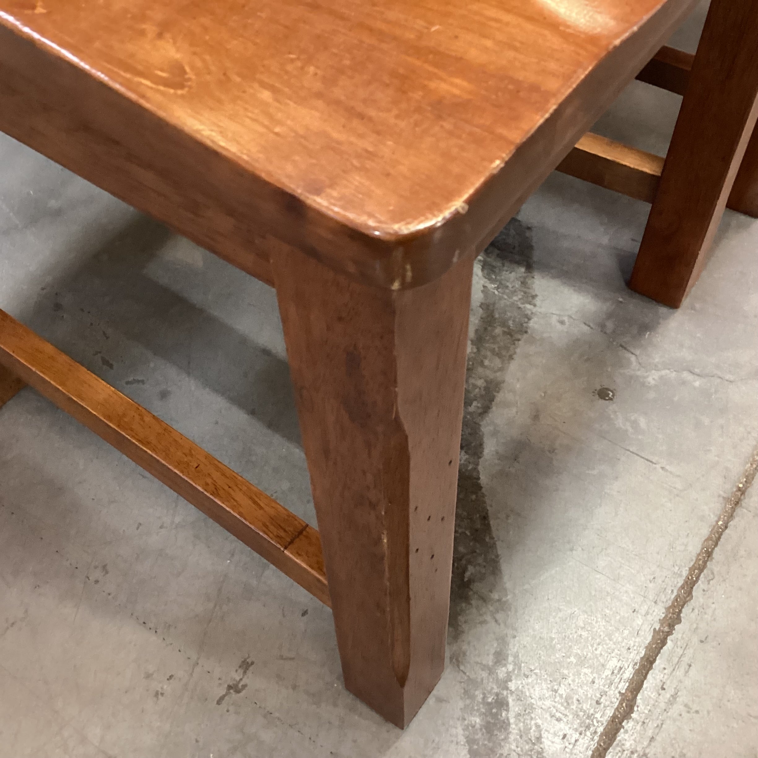 Set of 4 Dakota Ladder Back Solid Wood Dining Chairs 20"x 20"x 44"
