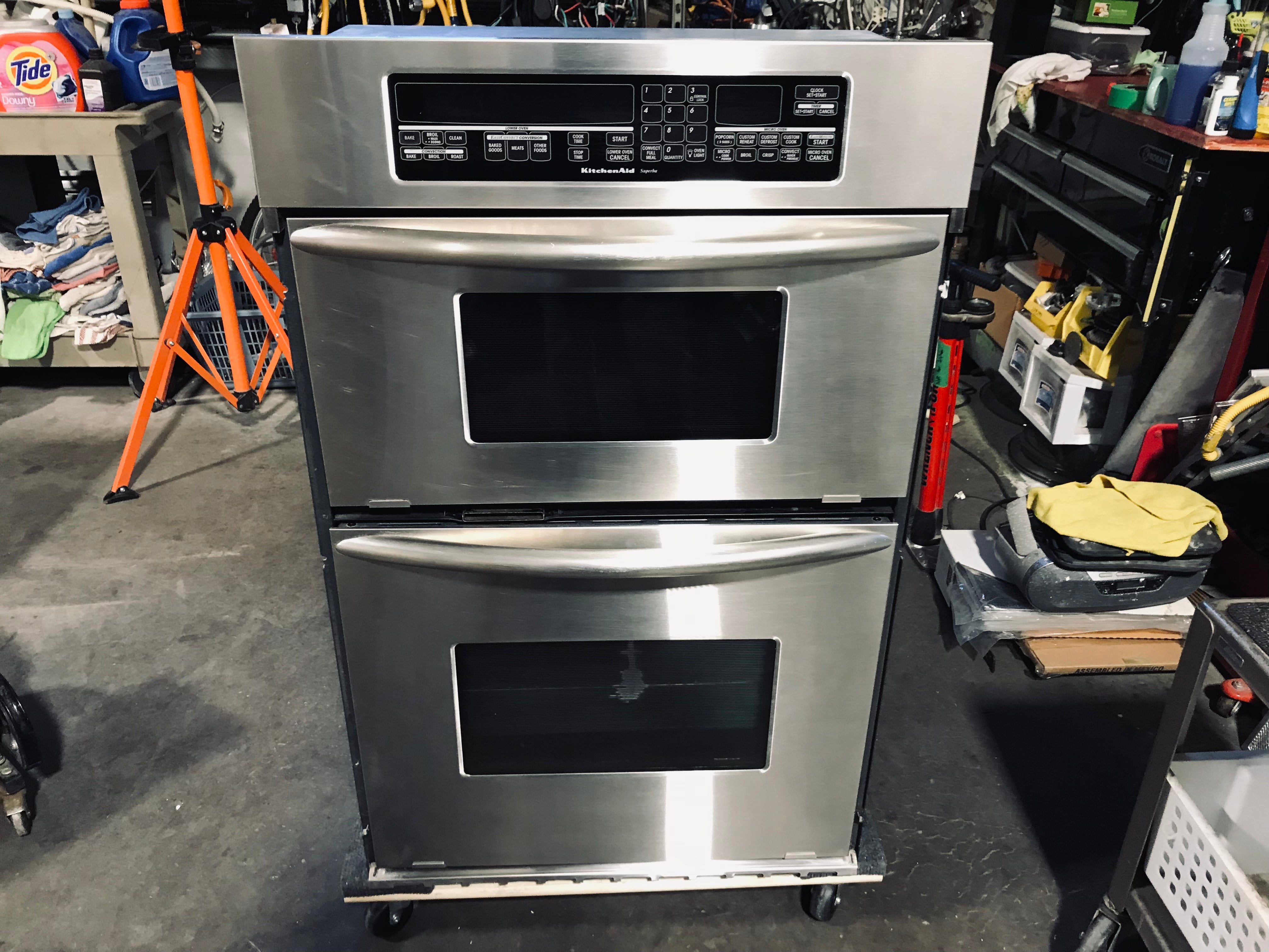 KitchenAid Stainless Steel Microwave/Wall Oven Combo 27"x 23"x 42"