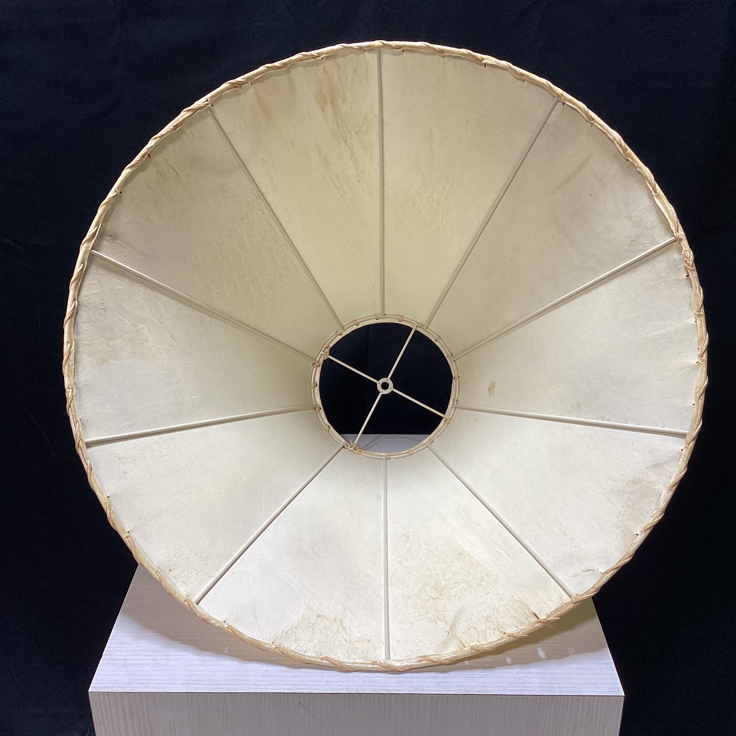 Raw Hide Rustic Lamp Shade (2) 26" x 16.5"