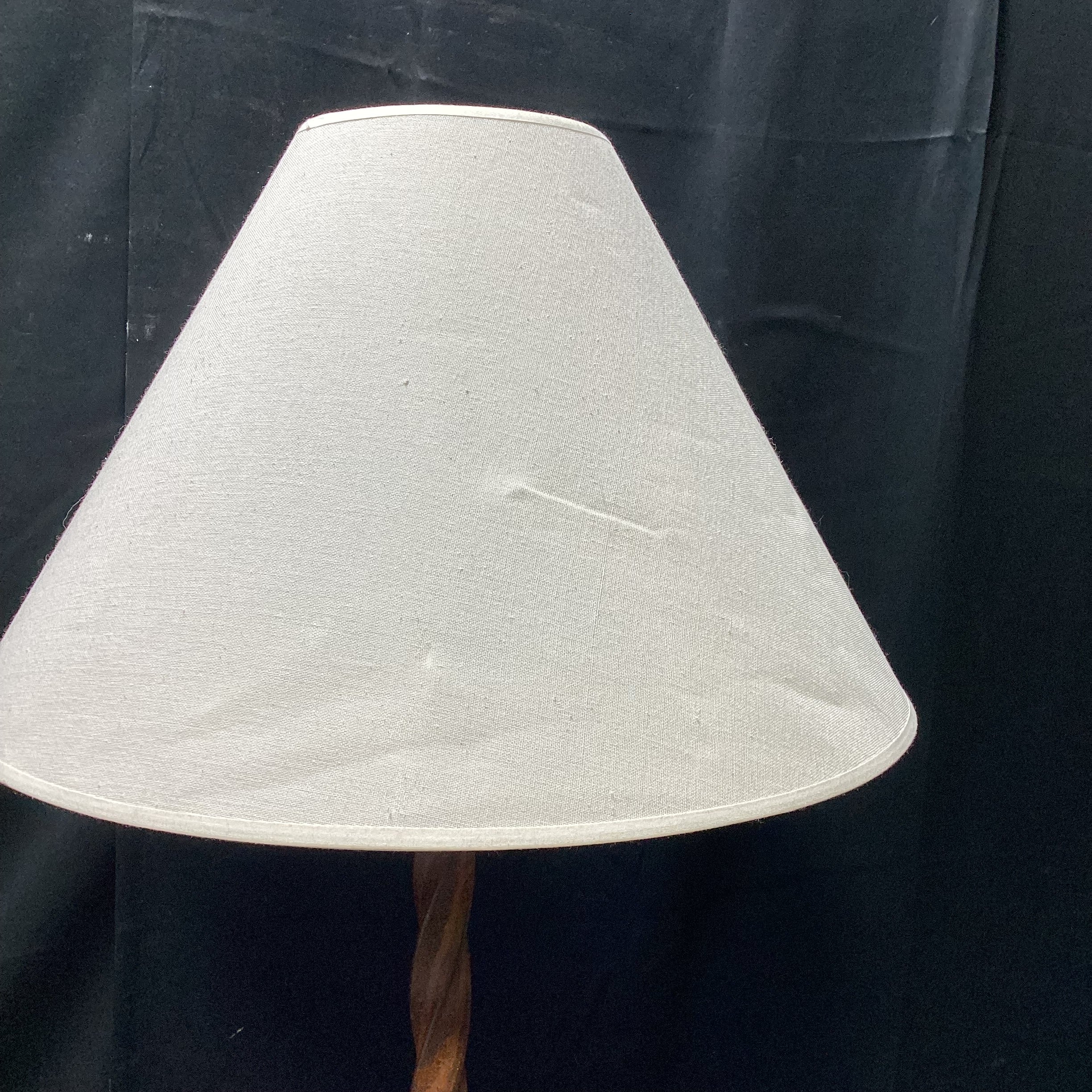 Wrought Iron Rust Colored Floor Lamp 18" x 65" x 18"