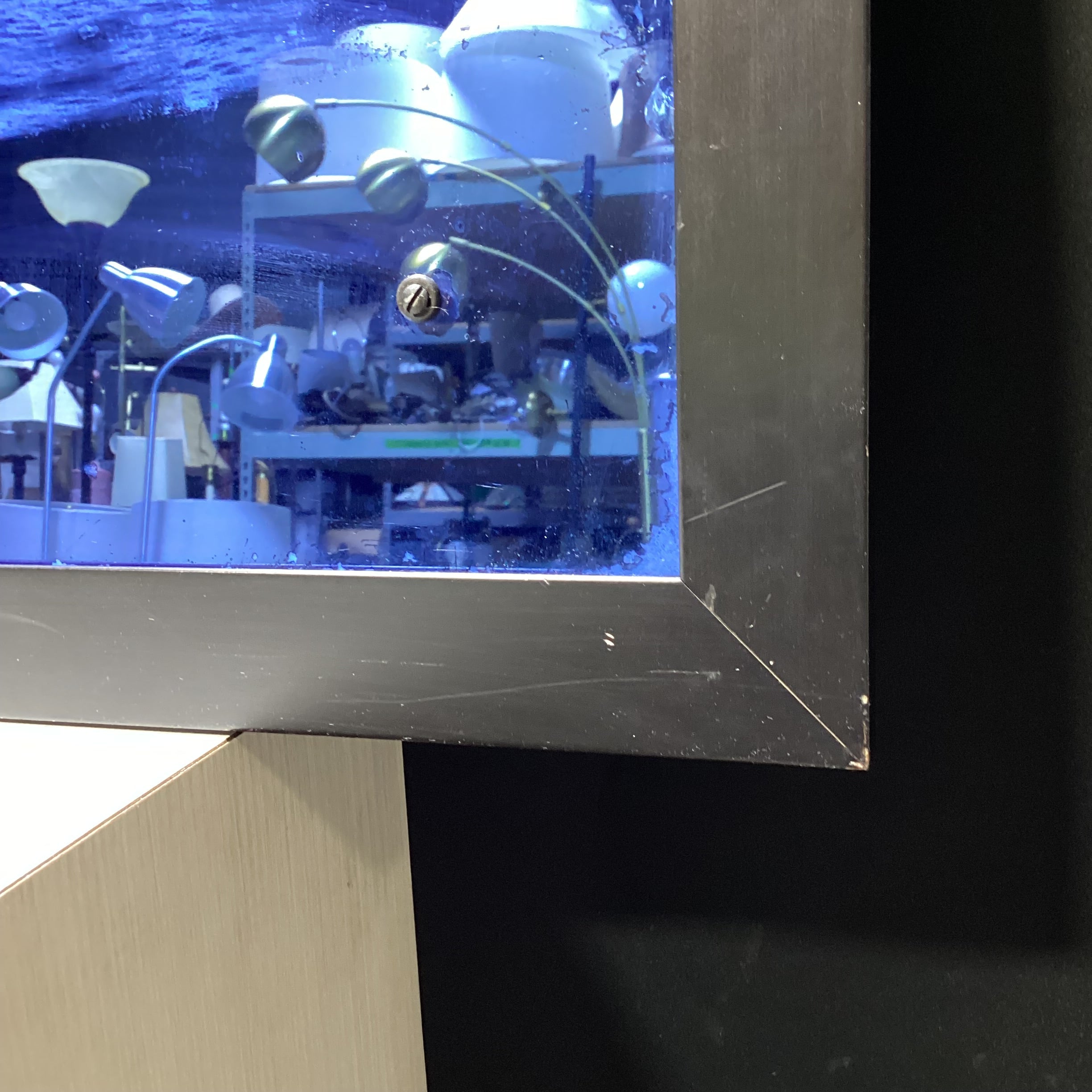 Beverly N. Signed/Dated "Ocean Of Tears" Artistic Wall Mirror  33" x 27"