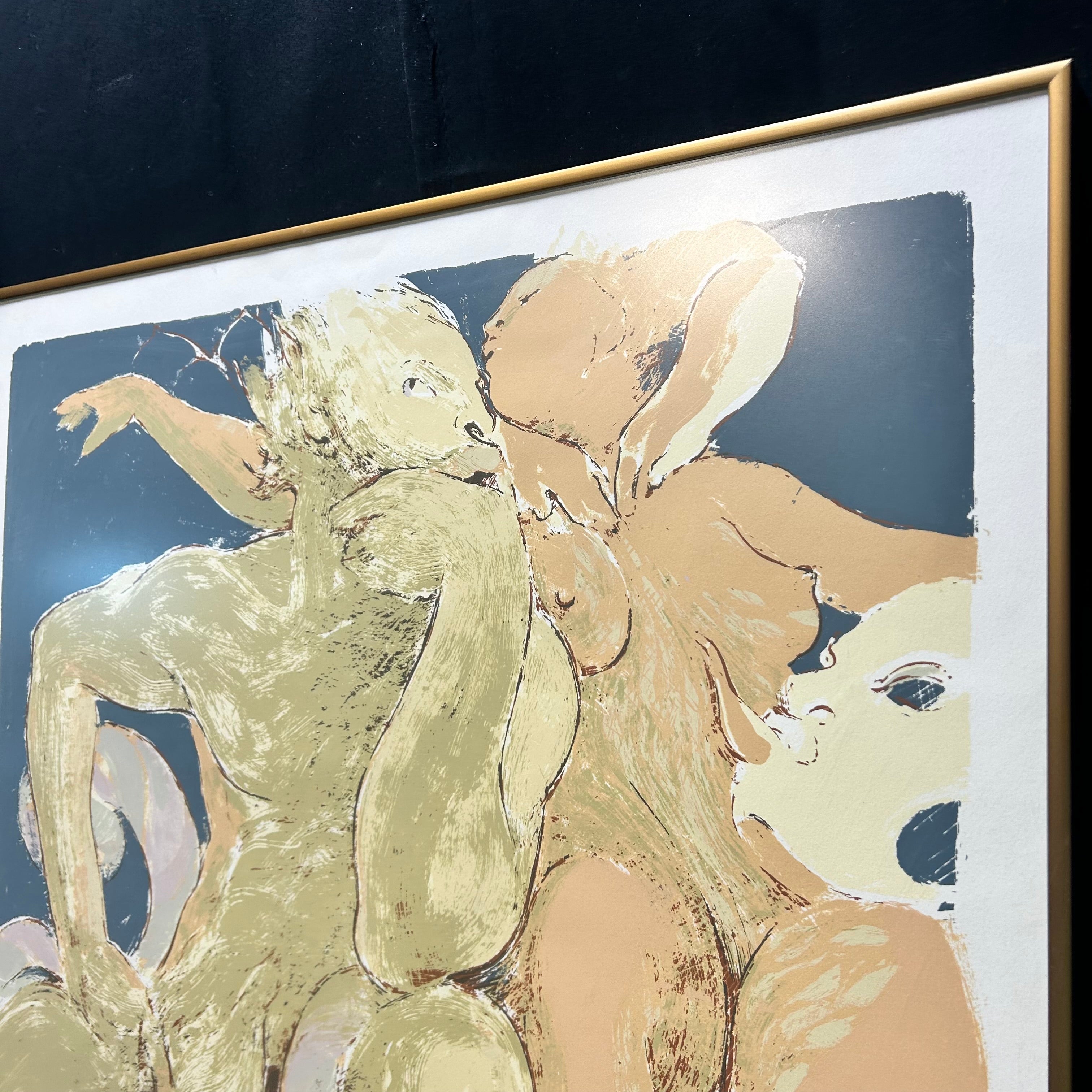 Vintage 1979 Mardi Gras Hand Signed & Numbered Poster 25"x 37.5"