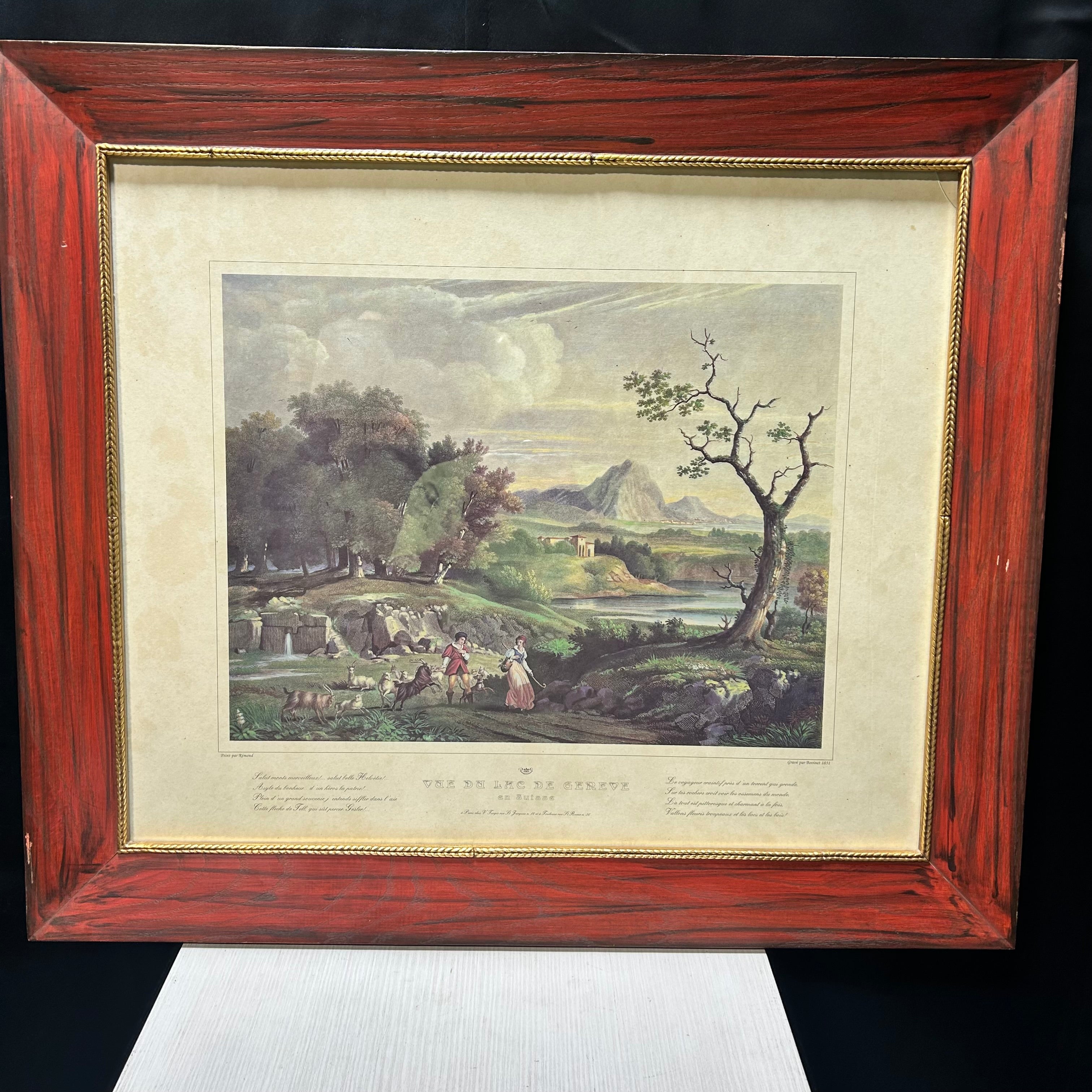 Grave Par Bovinet Print 1831 34"x 29"
