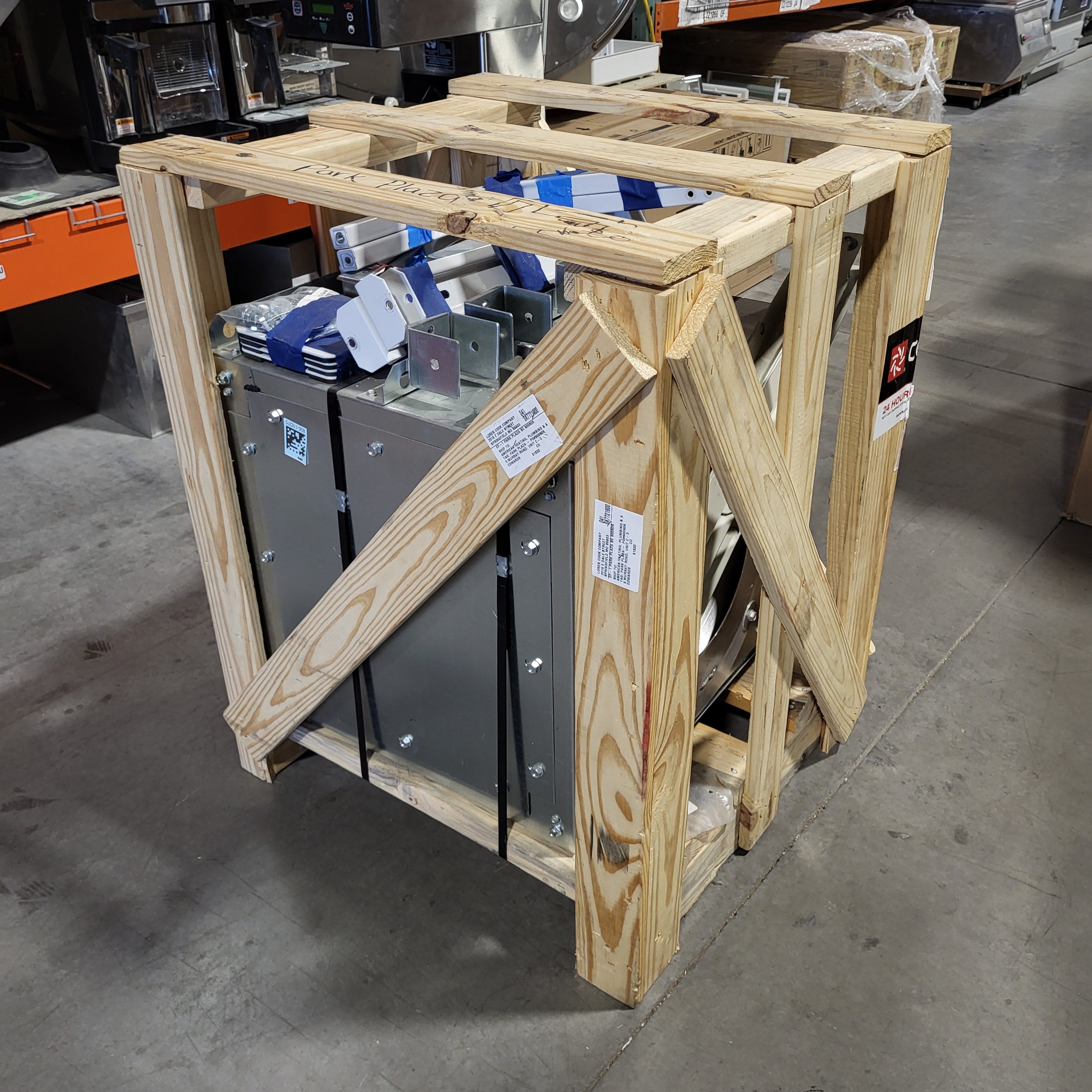 Loren Cook Company Square Inline Exhaust Fan 22"x 25"