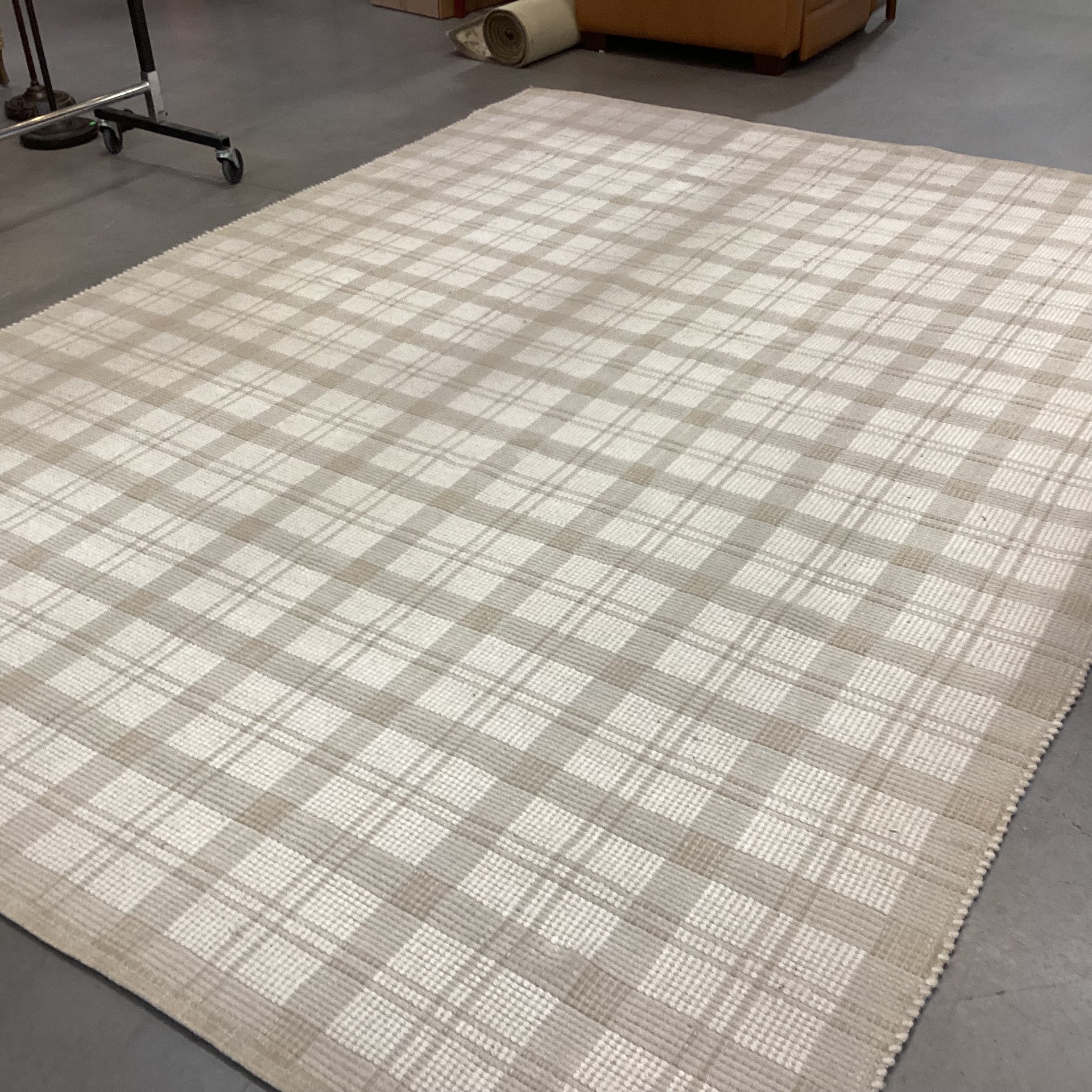 Magnolia Home & Loloi Ryder Beige Ivory  Wool & Cotton Woven Rug 8'6"x 11'6"