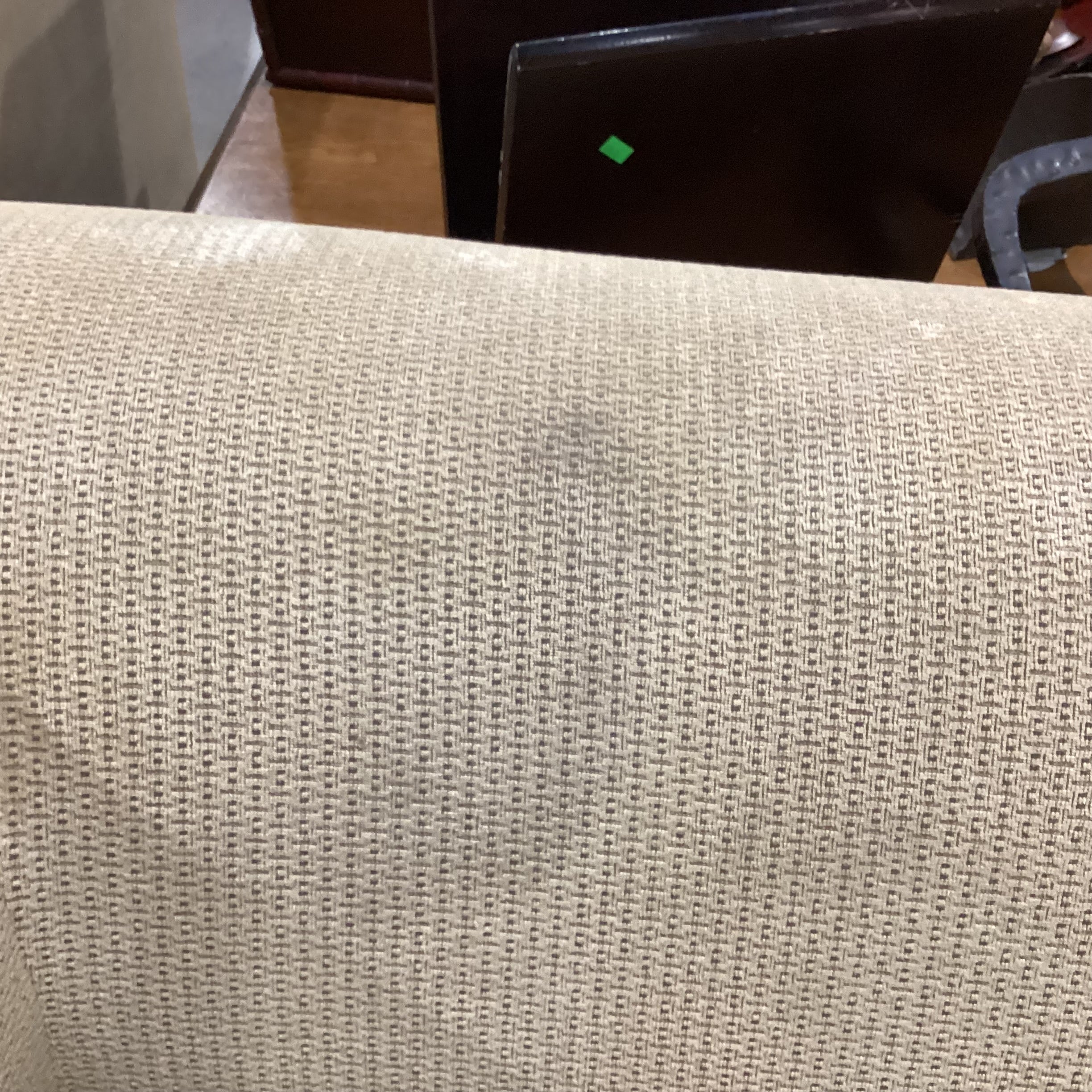 Golden Chenille Woven Roll Arm & Back Sofa 97"x 42"x 29"