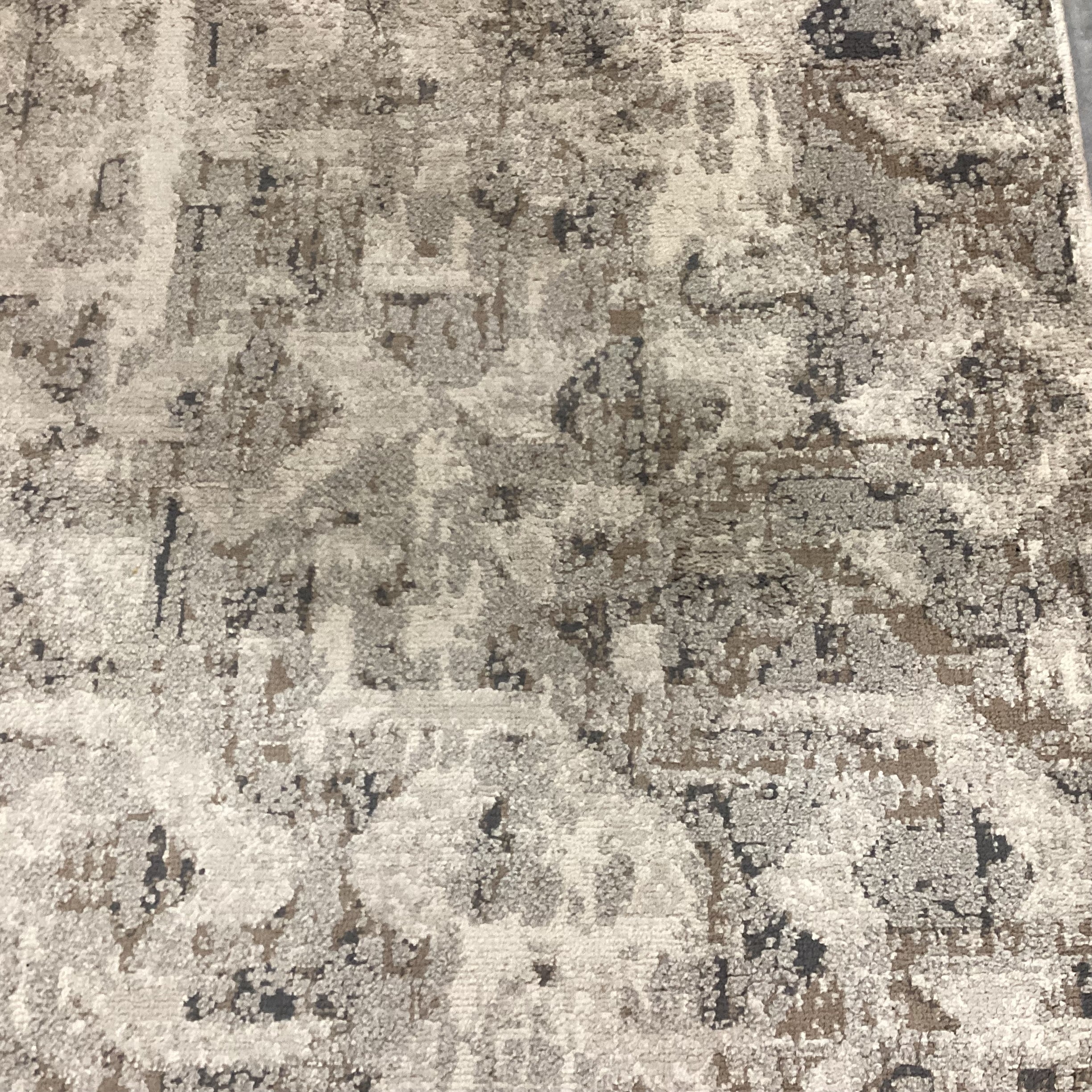 Threshold Elliot Geo Grey Taupe Beige Raised Texture Rug 7'x 10'