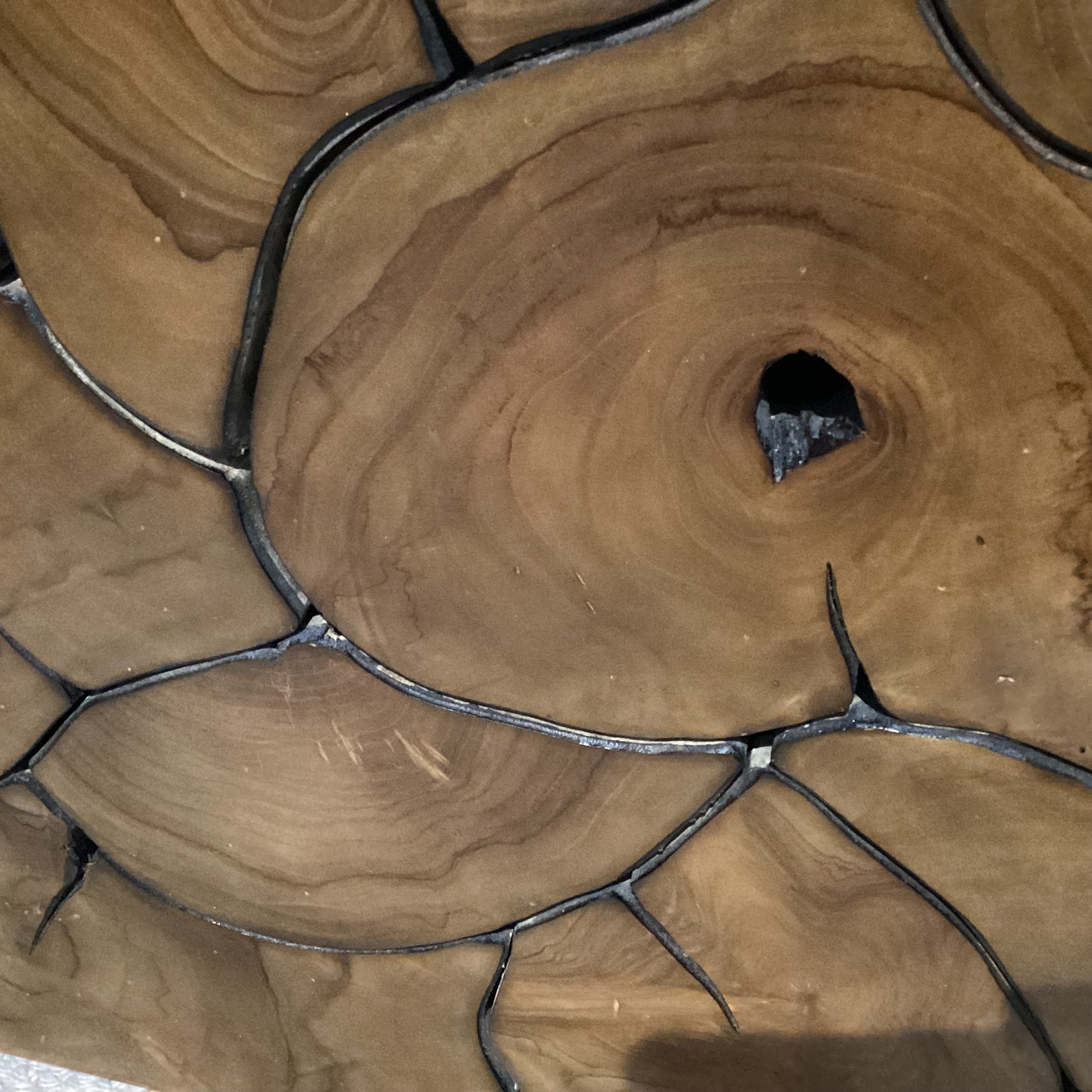 Four Hands Teak Root Tomlin Square Accent Table 22"x 22"x 22"
